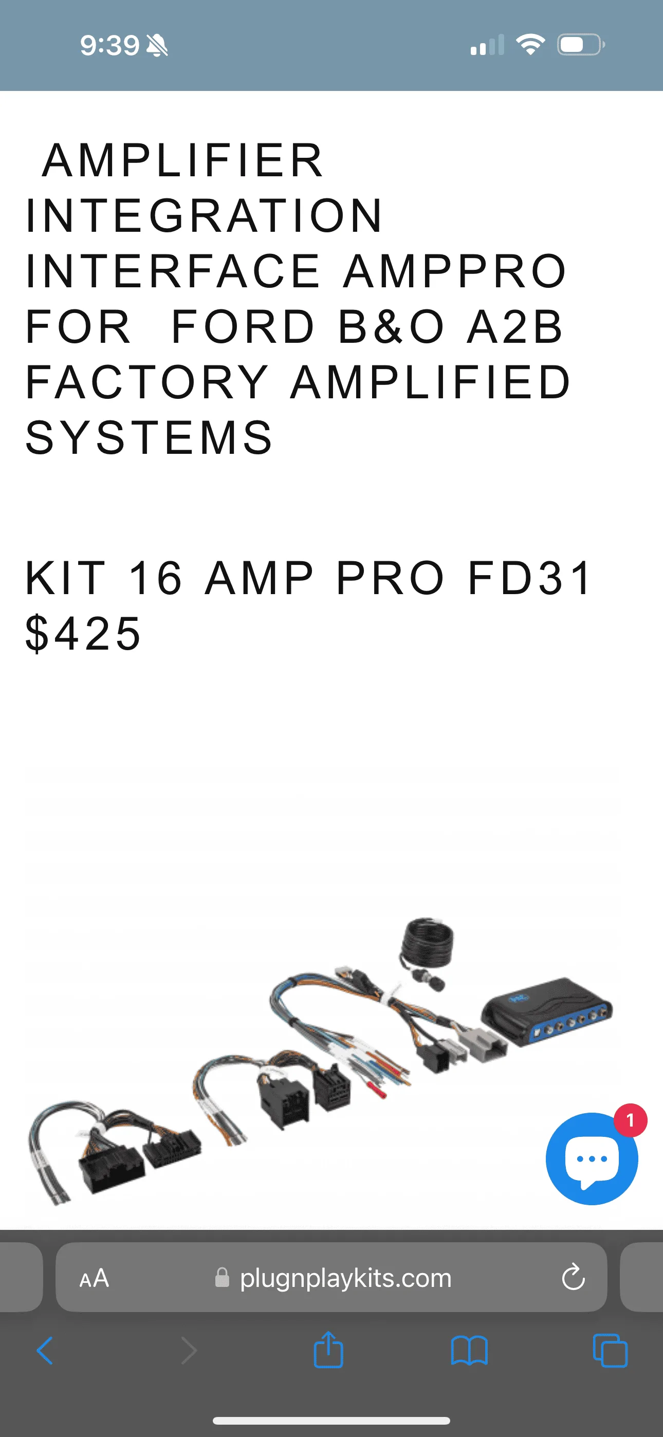 Ford Bronco PlugnPlay kits B/O Amp interface kit IMG_4378