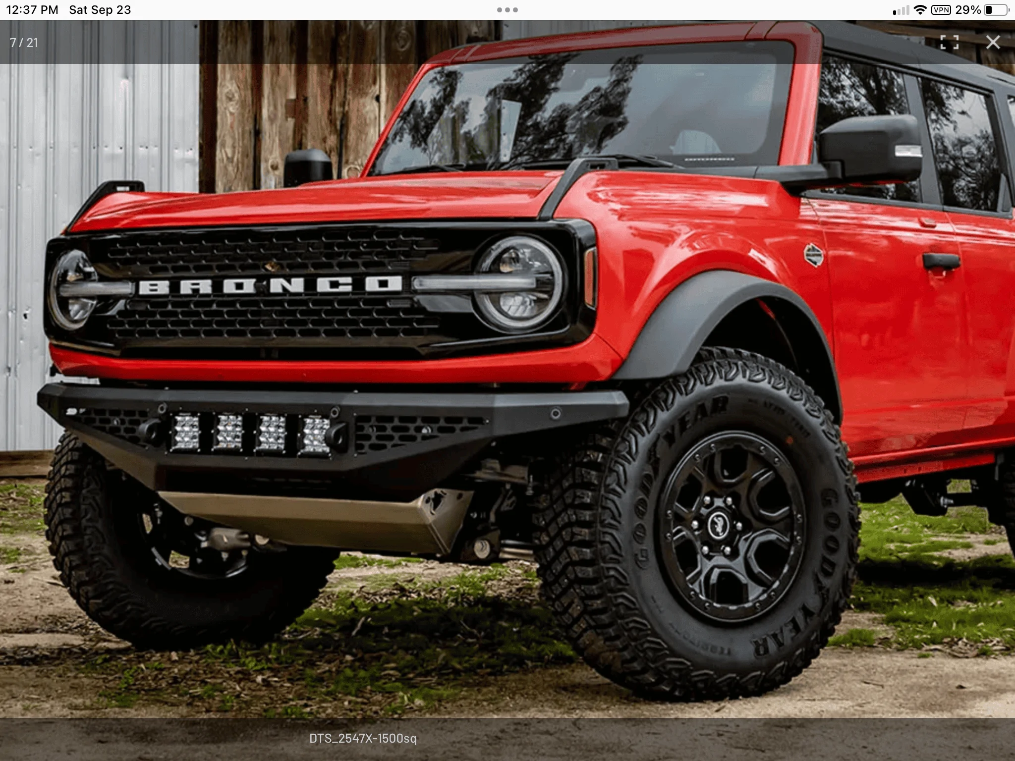 Ford Bronco Front Bumper Lobo vs JCR IMG_2779