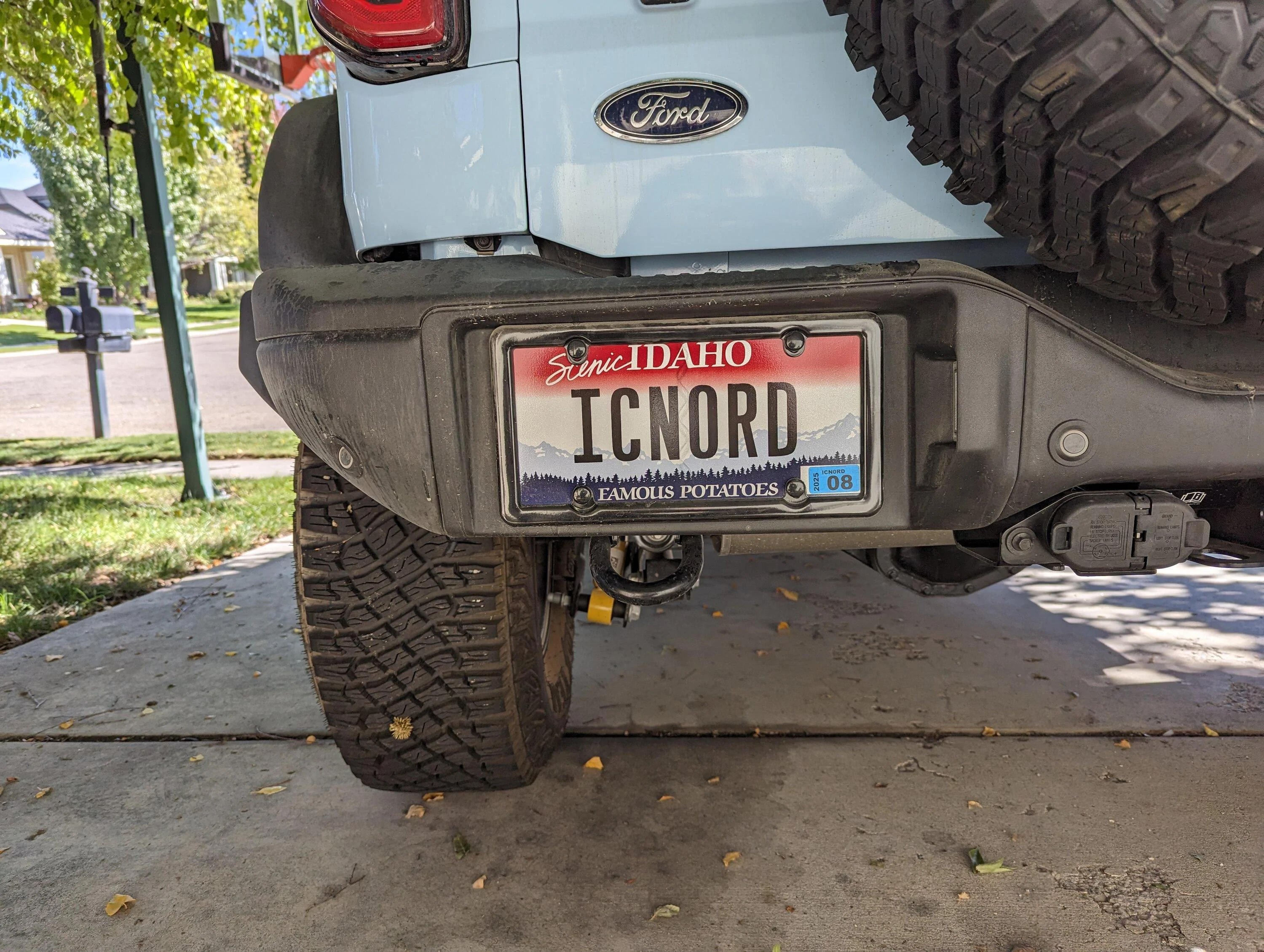 Ford Bronco Custom vanity license plate for Bronco? ICNORD