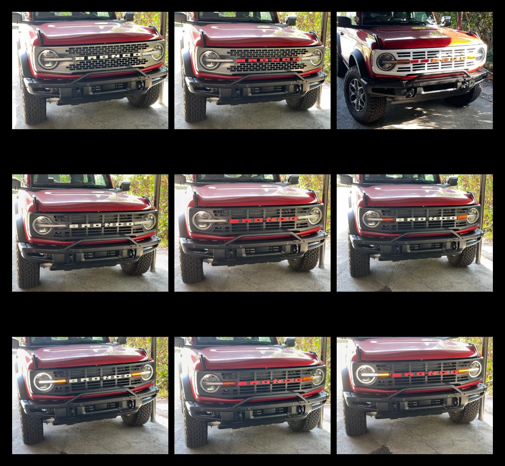Ford Bronco Vintage grille in black IMG_1680