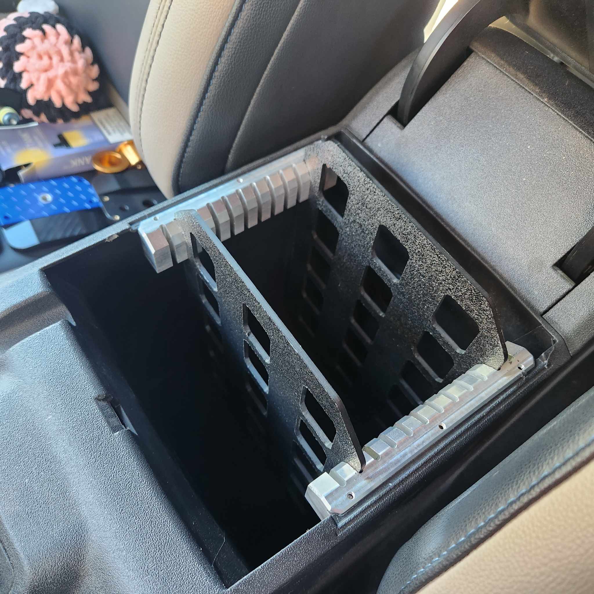 Ford Bronco Console storage system. 377994068_2008477362833348_2188152193632596039_n (1)