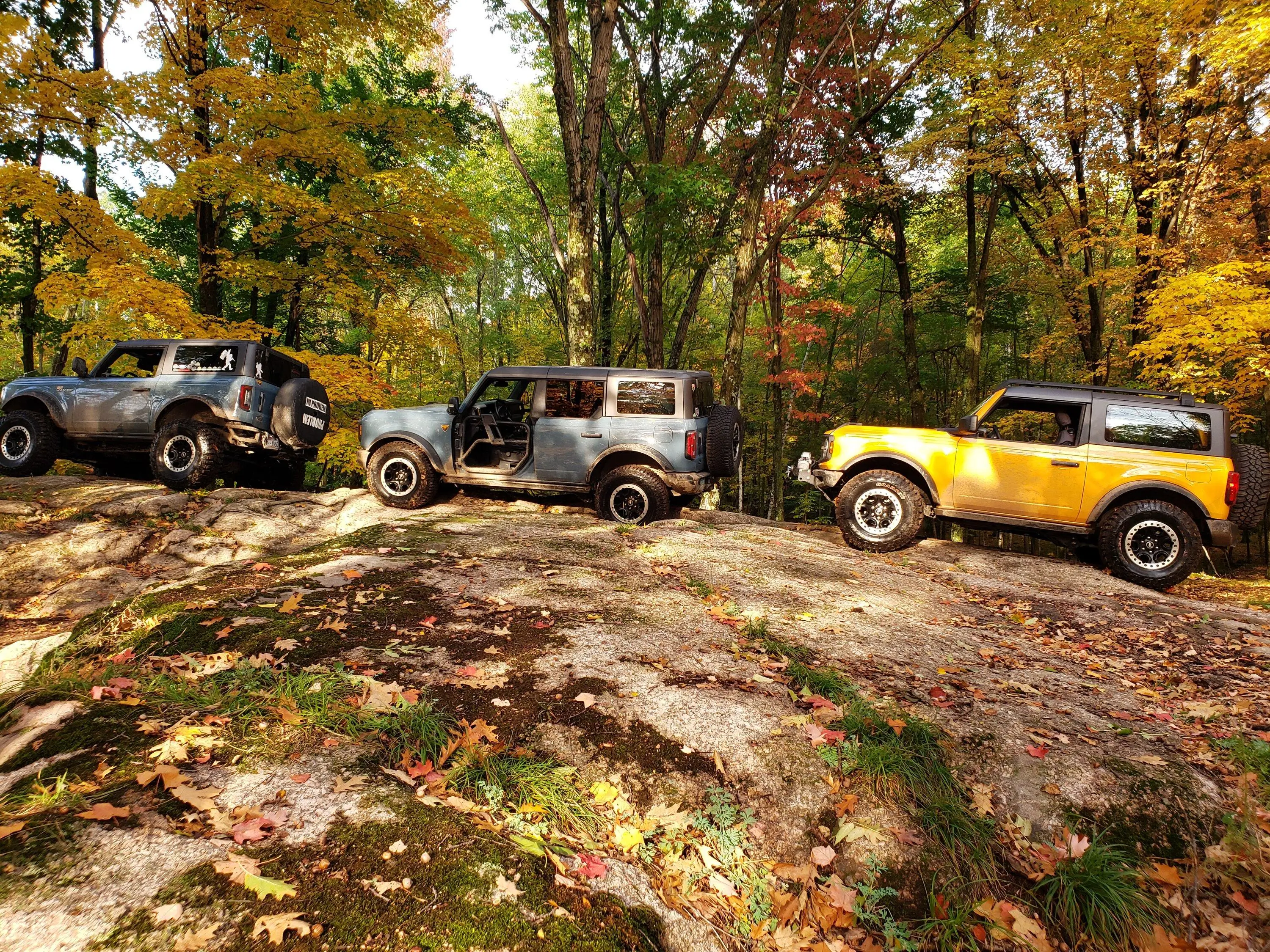 Ford Bronco A "soupy" 1st day of fall in Tigerton, WI 20230923_165801
