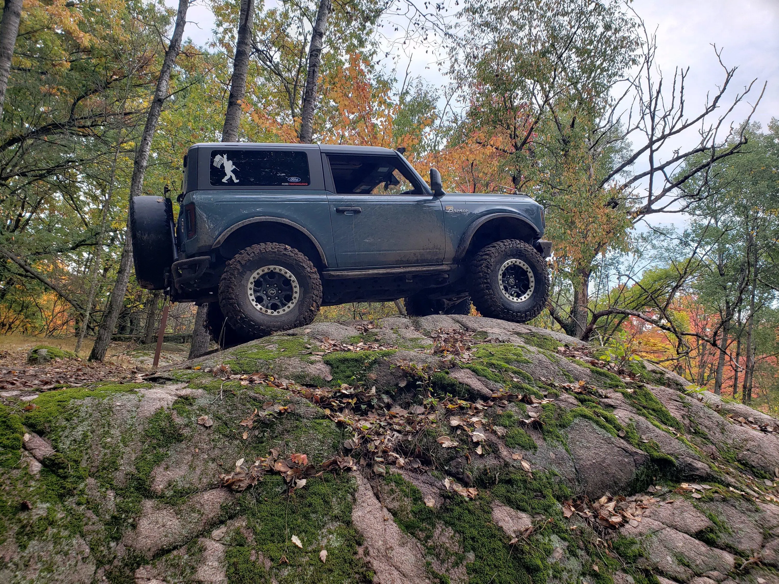 Ford Bronco A "soupy" 1st day of fall in Tigerton, WI 20230923_153524