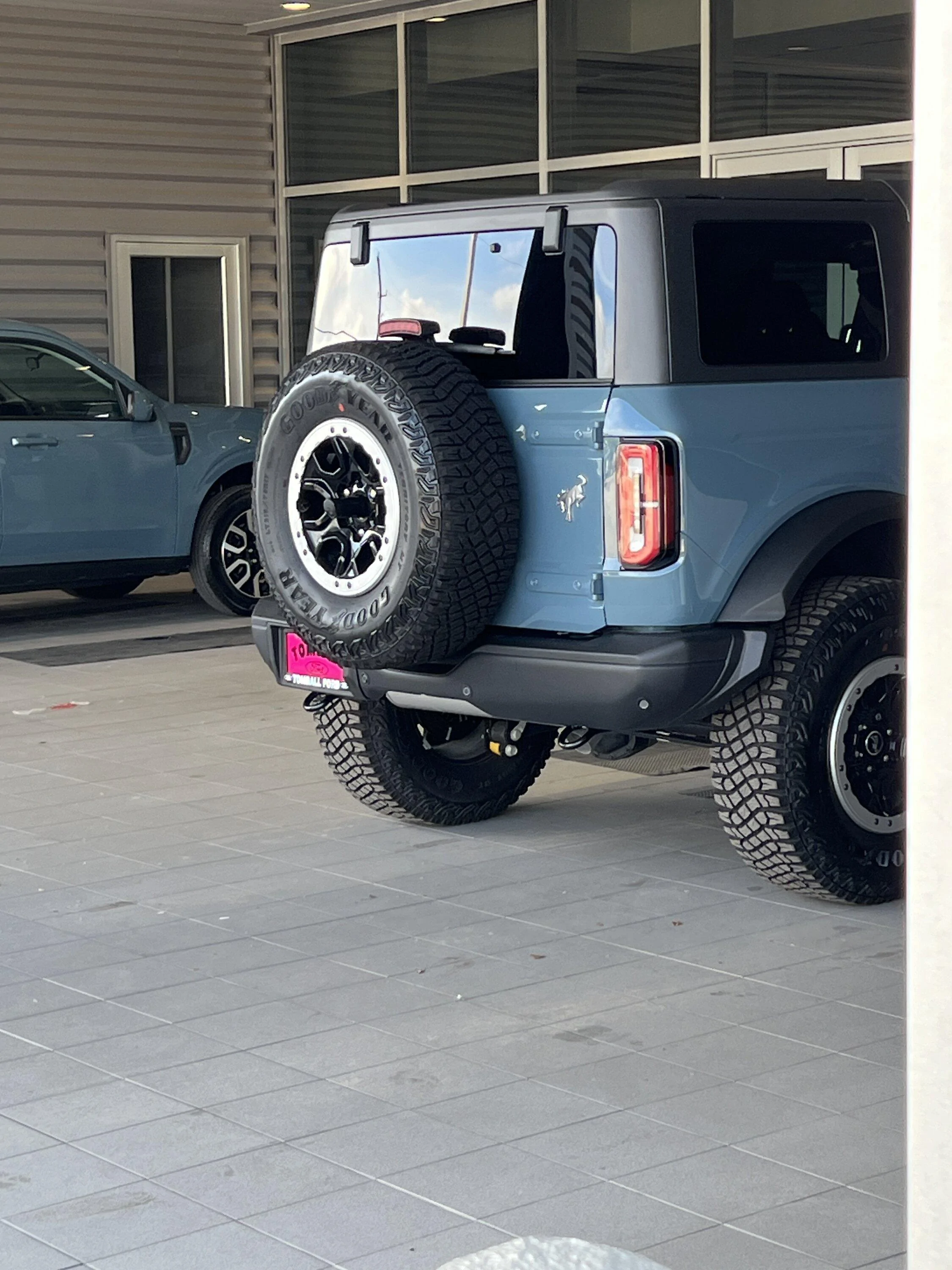 Ford Bronco Bronco build week 8/7/2023 rearqrtr