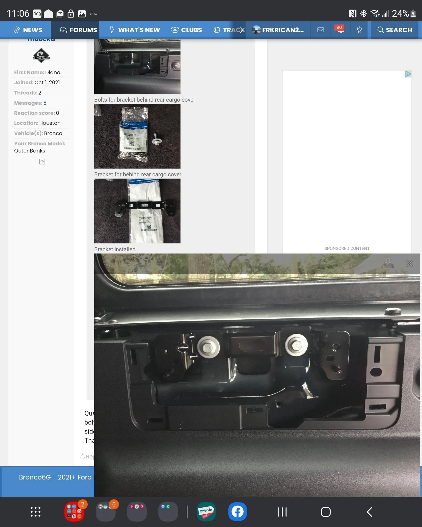 Ford Bronco Soft top brackets back in stock Screenshot_20230903_230613_Chrom