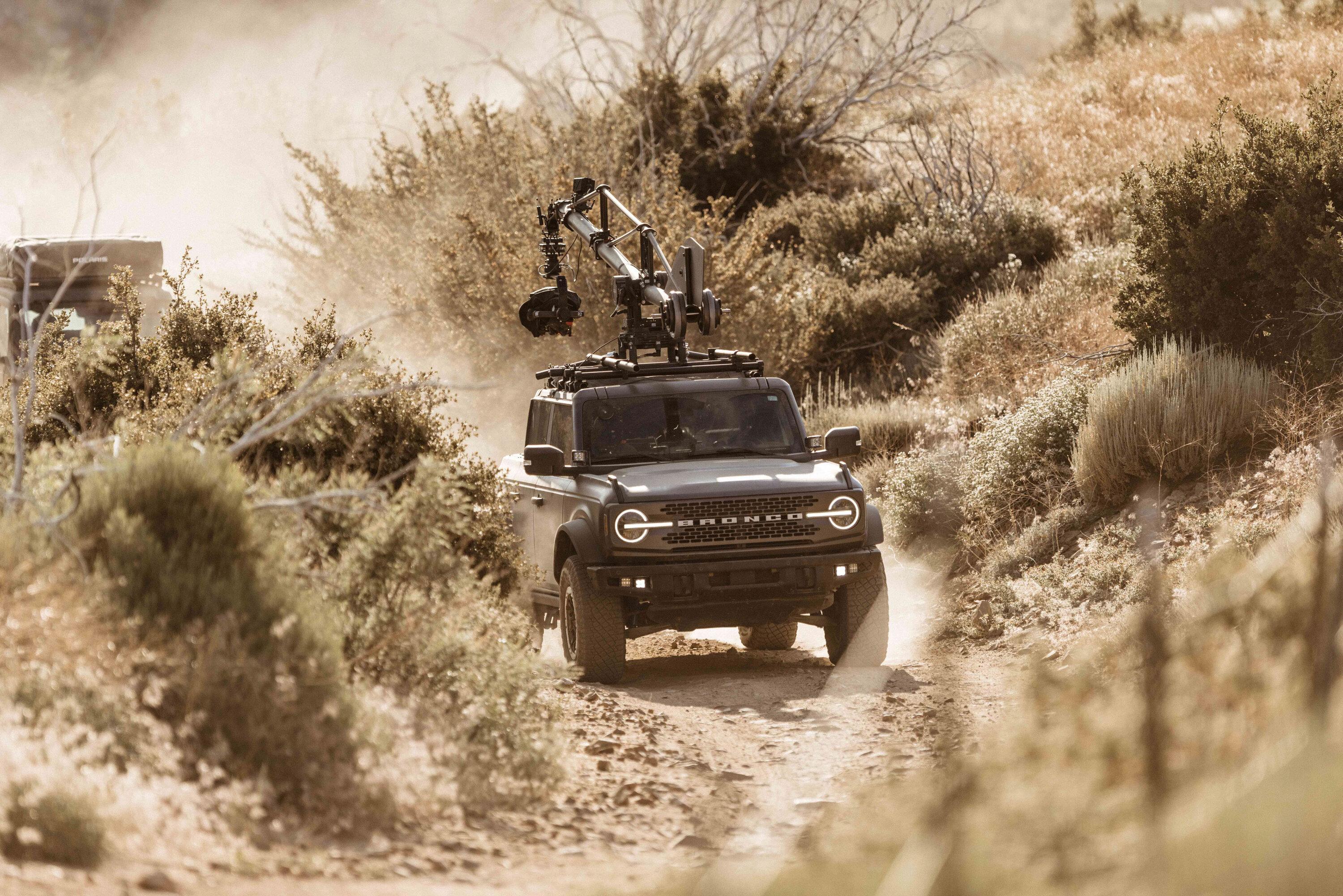 Ford Bronco World's First Ford Bronco Motocrane Camera Car 1D6A7134