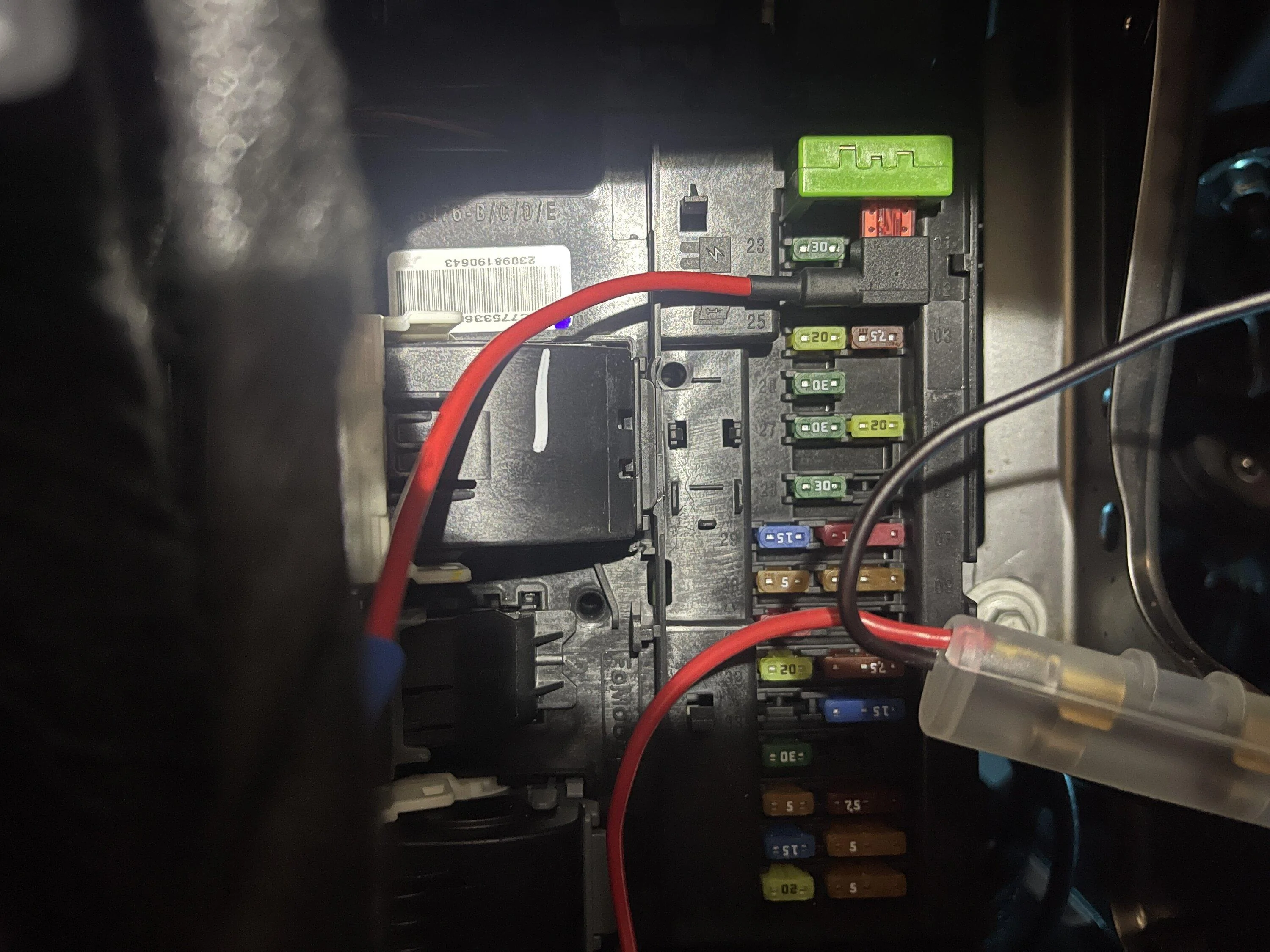 Ford Bronco Lost power to aux switches IMG_4540