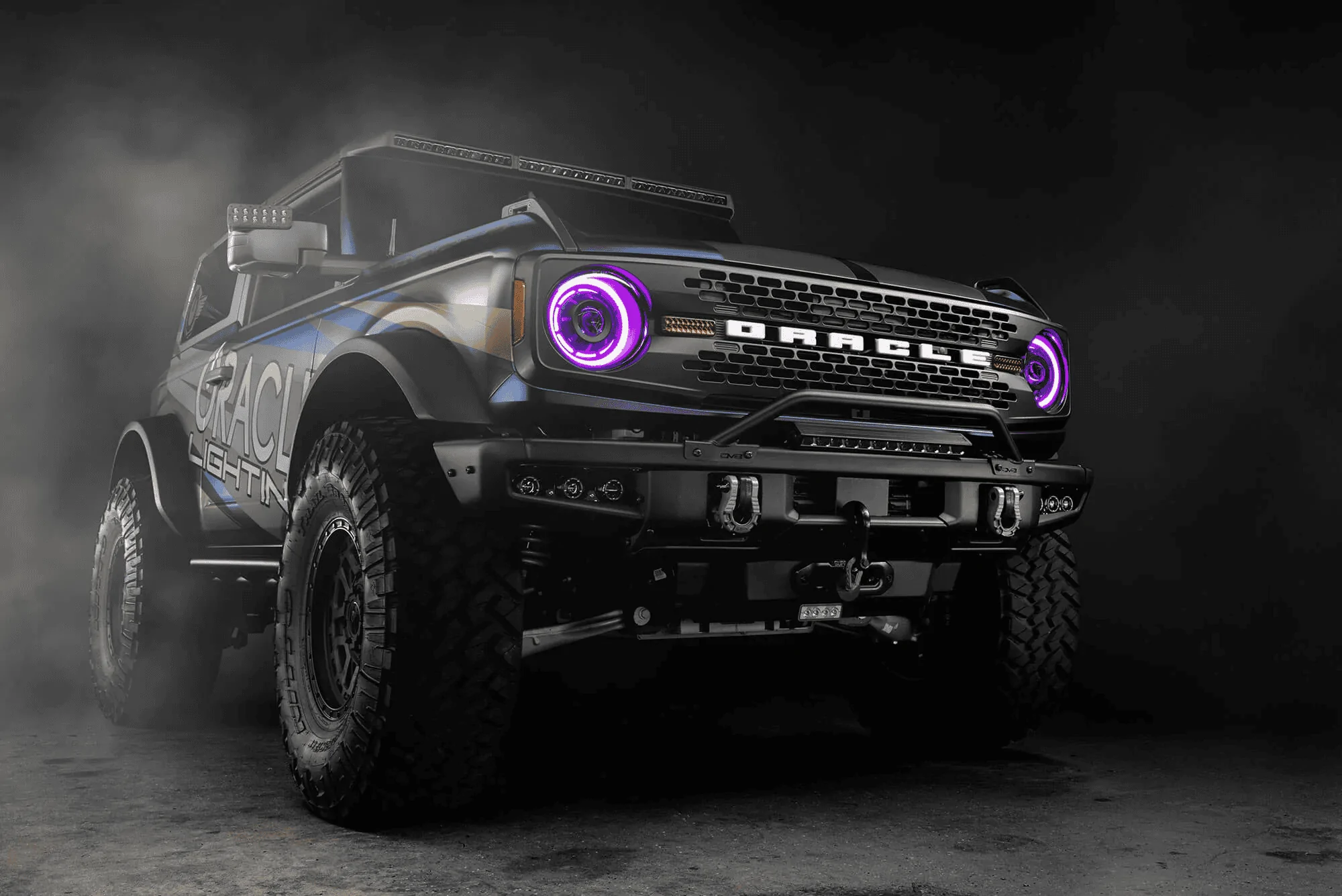 Ford Bronco Edited with Video! *Groupbuy Pre-Order 15% OFF* ORACLE Lighting OCULUS™ ColorSHIFT® Bi-LED Projector Headlights For 2021+ Ford Bronco 1695755738886