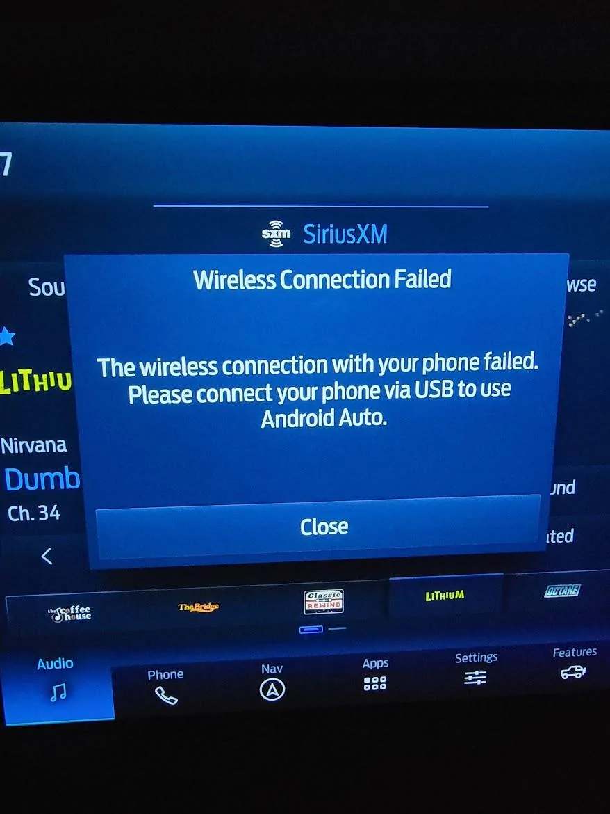 Ford Bronco Carplay / Android auto issues - a survey AA-problem