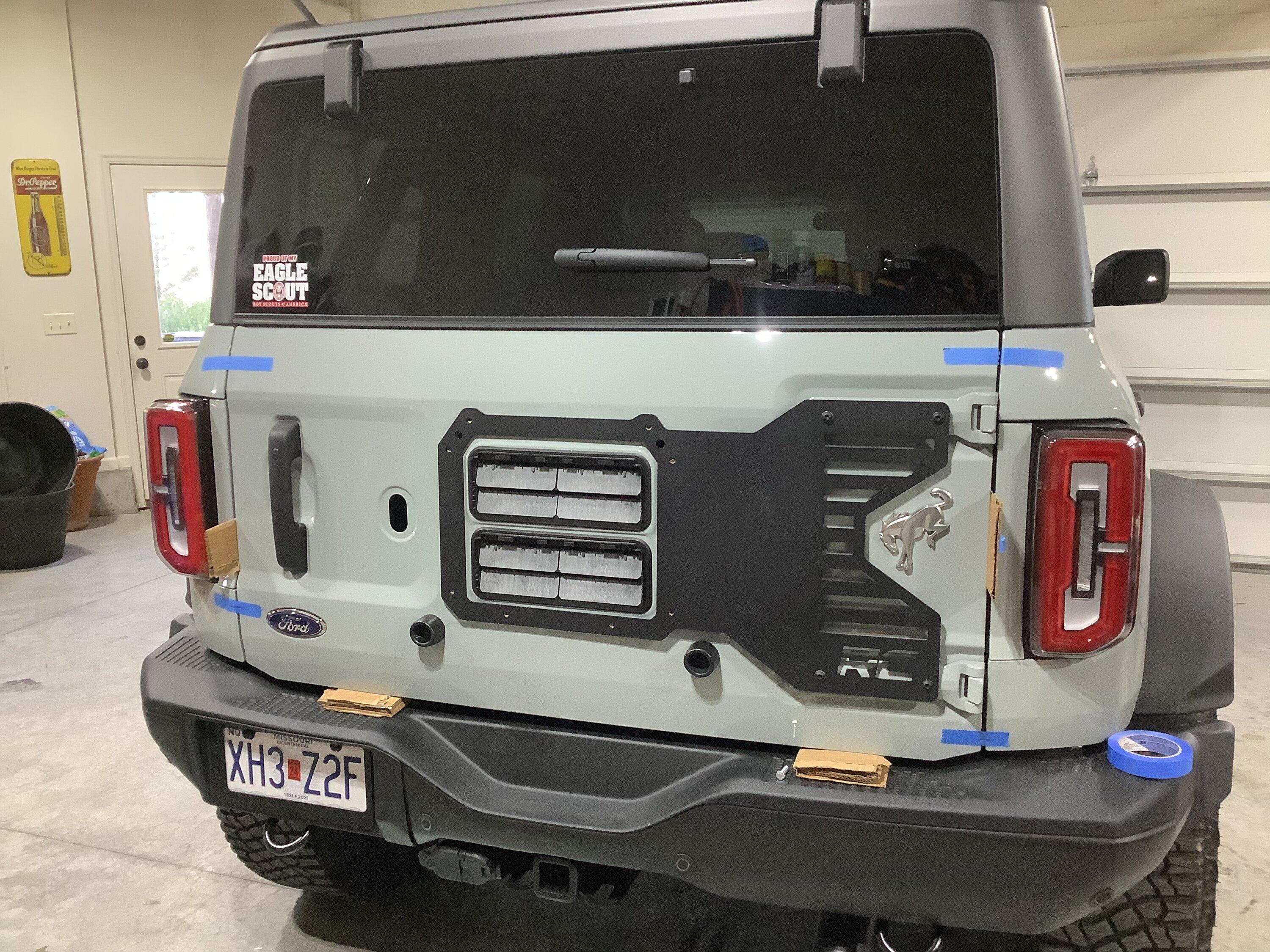 Ford Bronco Tailgate reinforcements-  Do they damage the paint? 209BF662-E5B7-45D9-8586-BF45592E1BB3