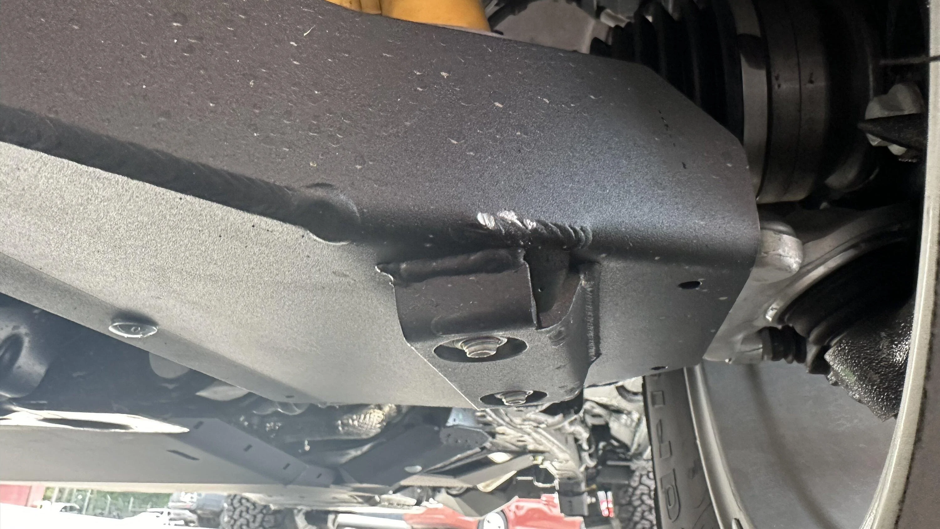 Ford Bronco Lower control arm skid plate IMG_7938
