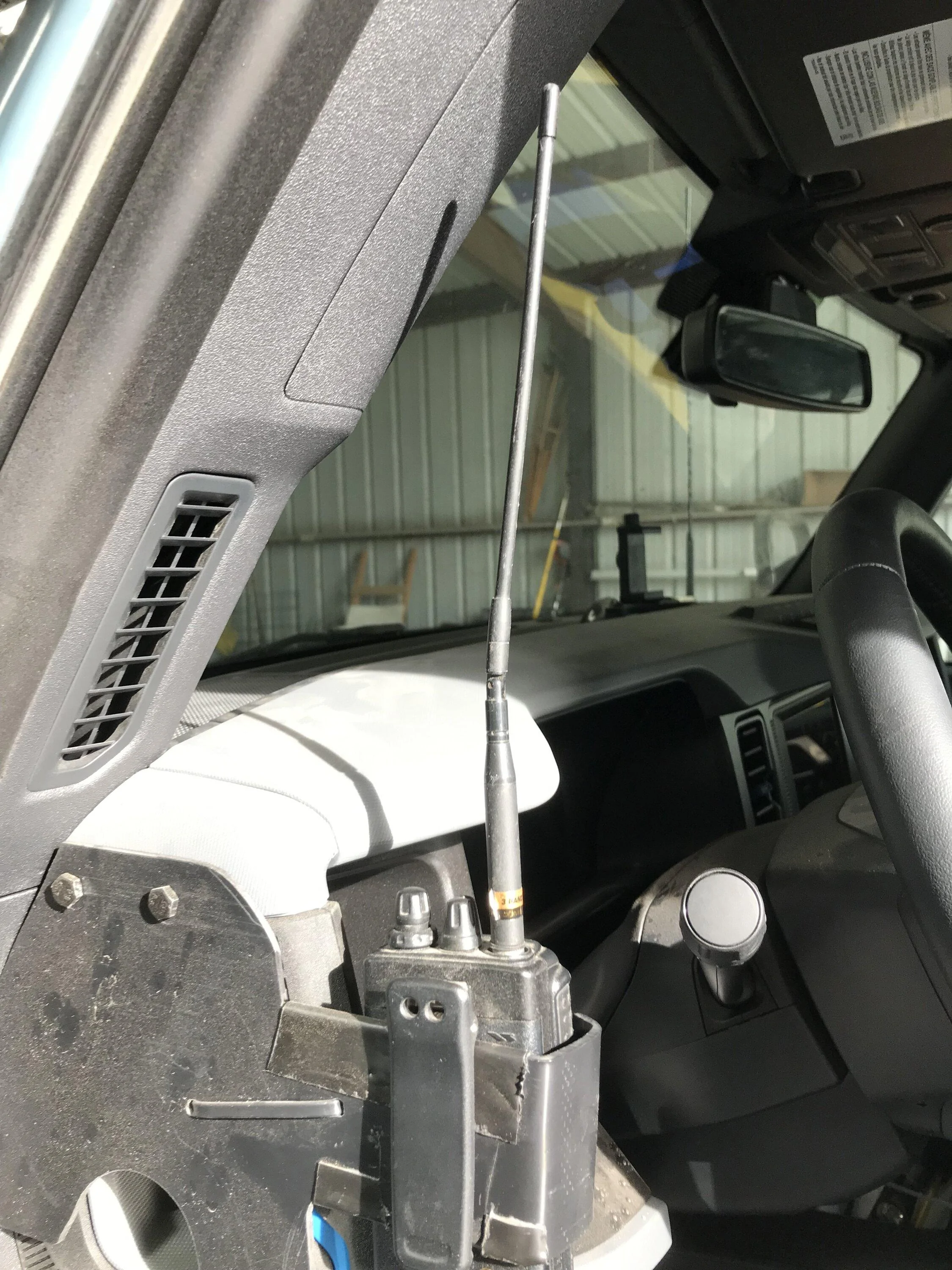 Ford Bronco Handheld GMRS - Temporary mounting solutions? IMG_1892
