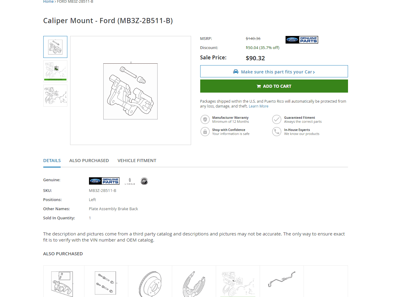 Ford Bronco Help Please: Caliper Bolt loose / damaged caliper base? 1695933712296