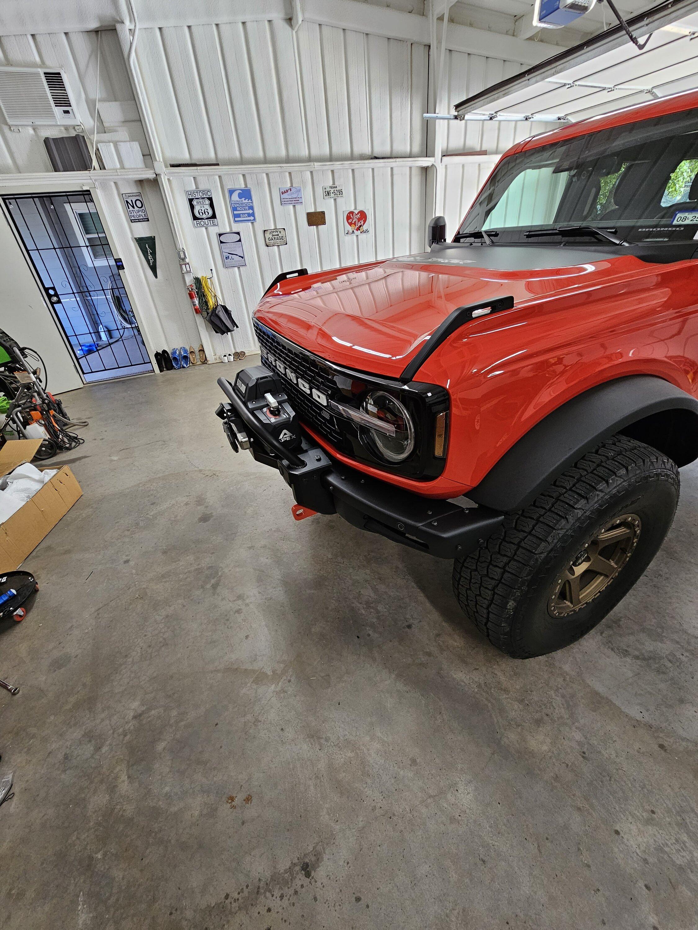 Ford Bronco Buckle up winch mount 20230929_095837