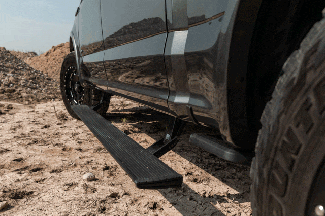 Ford Bronco AMP Research Electric Running Boards | GUIDE powerstepxtreme-
