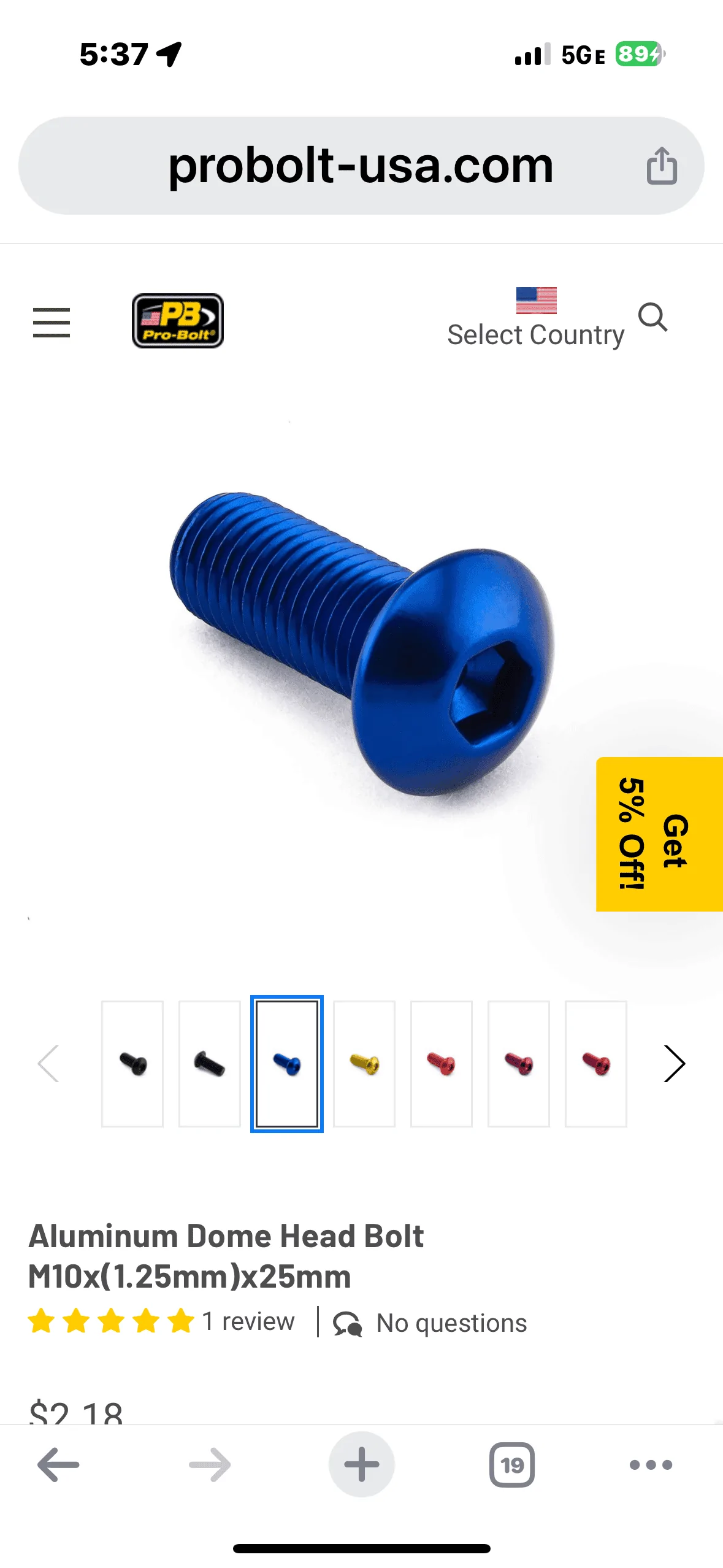 Ford Bronco Beauty Ring Bolts IMG_6310