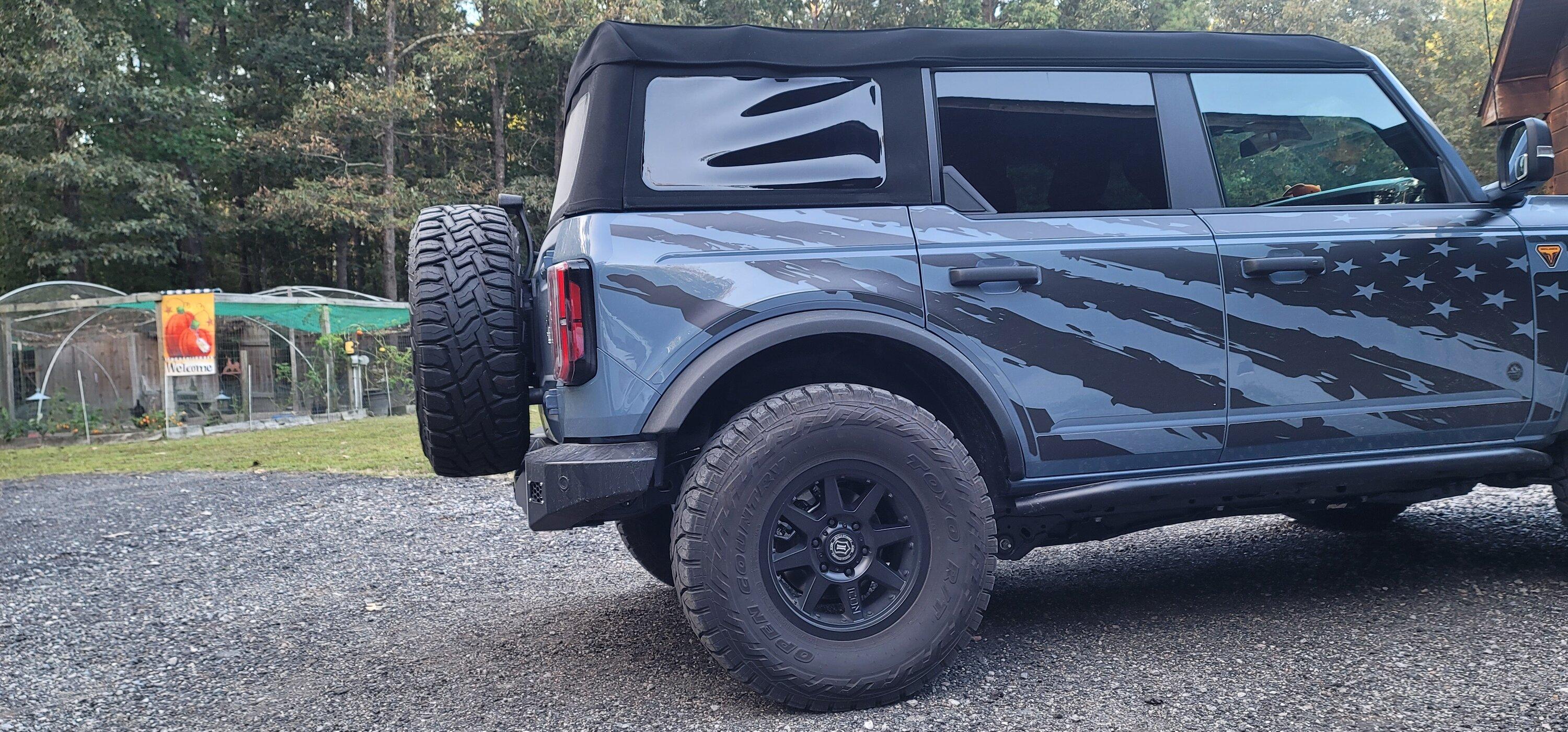 Ford Bronco Any consensus on which tailgate reinforcement has performed best? 20231001_174005