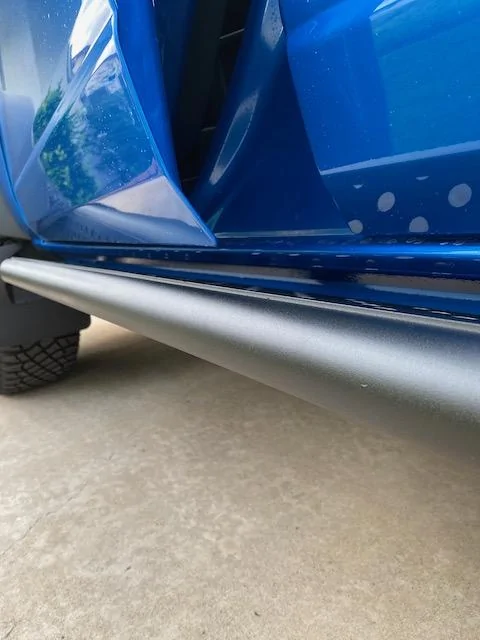 Ford Bronco Installed Goat Fabrication Sliders - Easy! IMG_4583