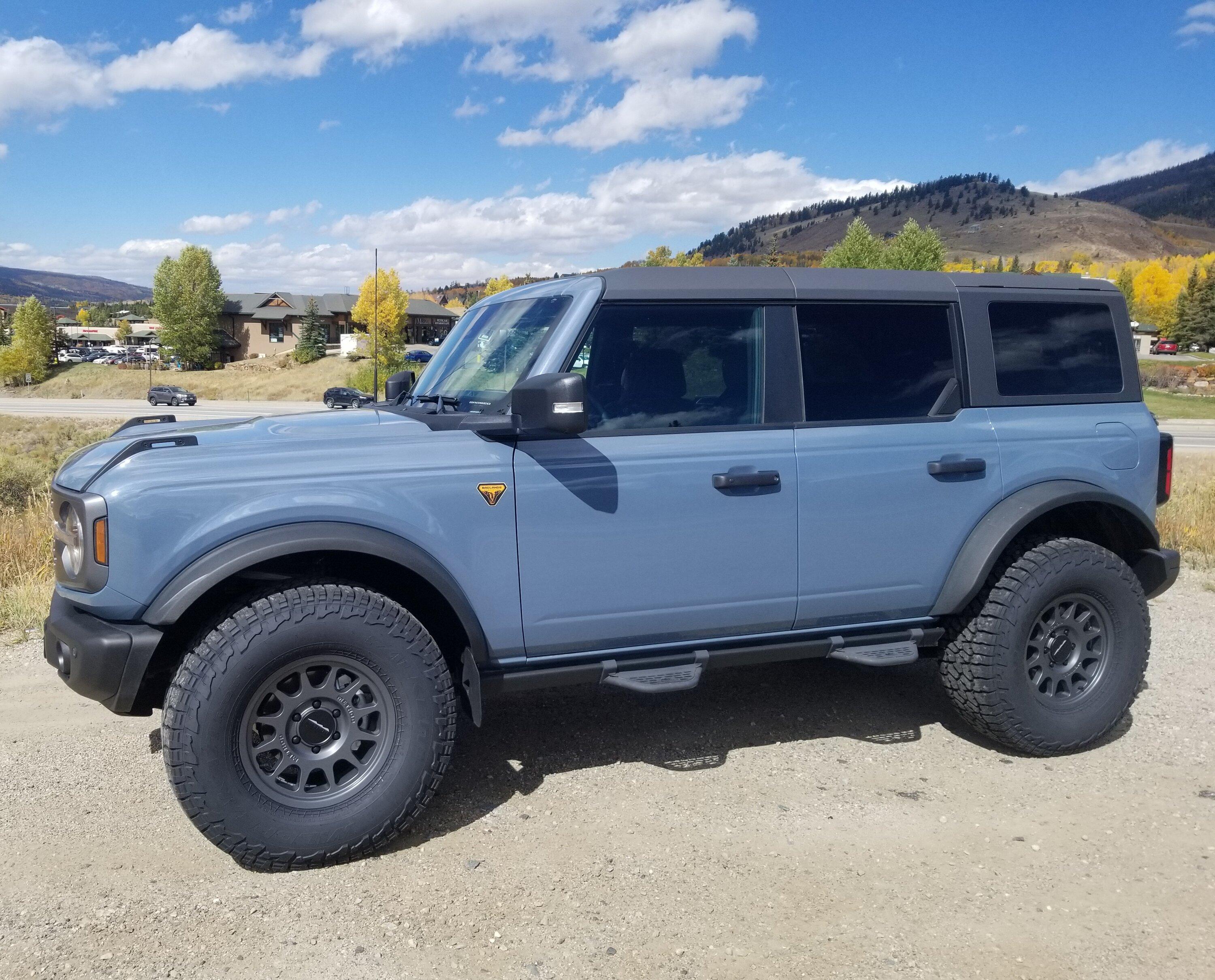 Ford Bronco Show us your installed wheel / tire upgrades here! (Pics) 20231001_184404