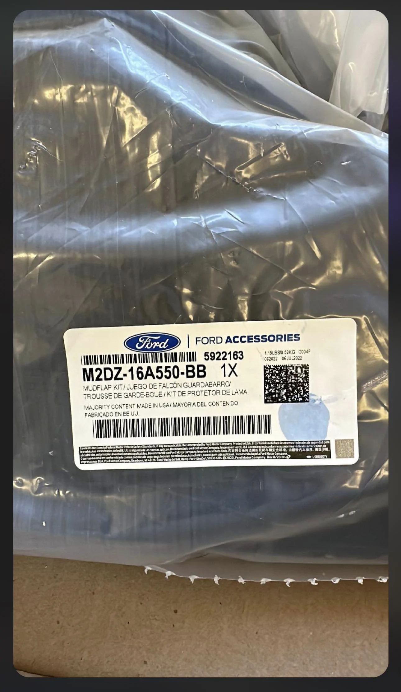 Ford Bronco Ford OEM Mud Flaps IMG_0841
