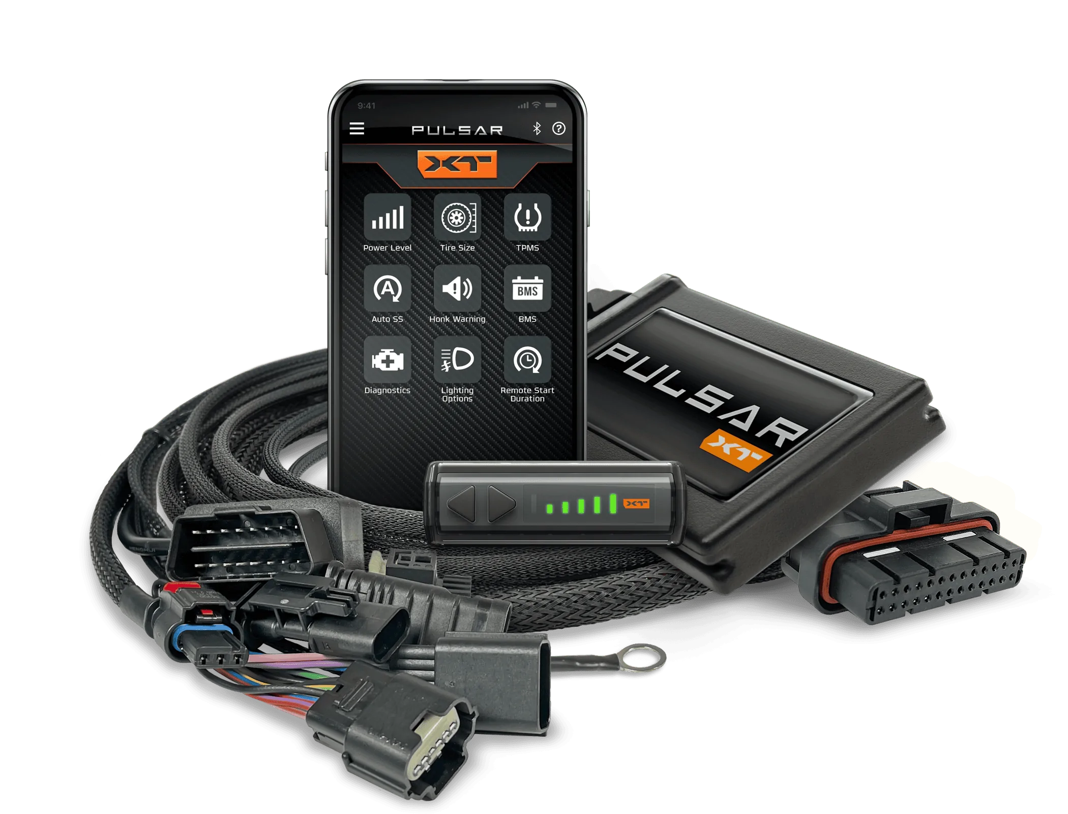 Ford Bronco Plug and Play Tuning from Superchips PulsarXT_GroupShot_F150_Bronco
