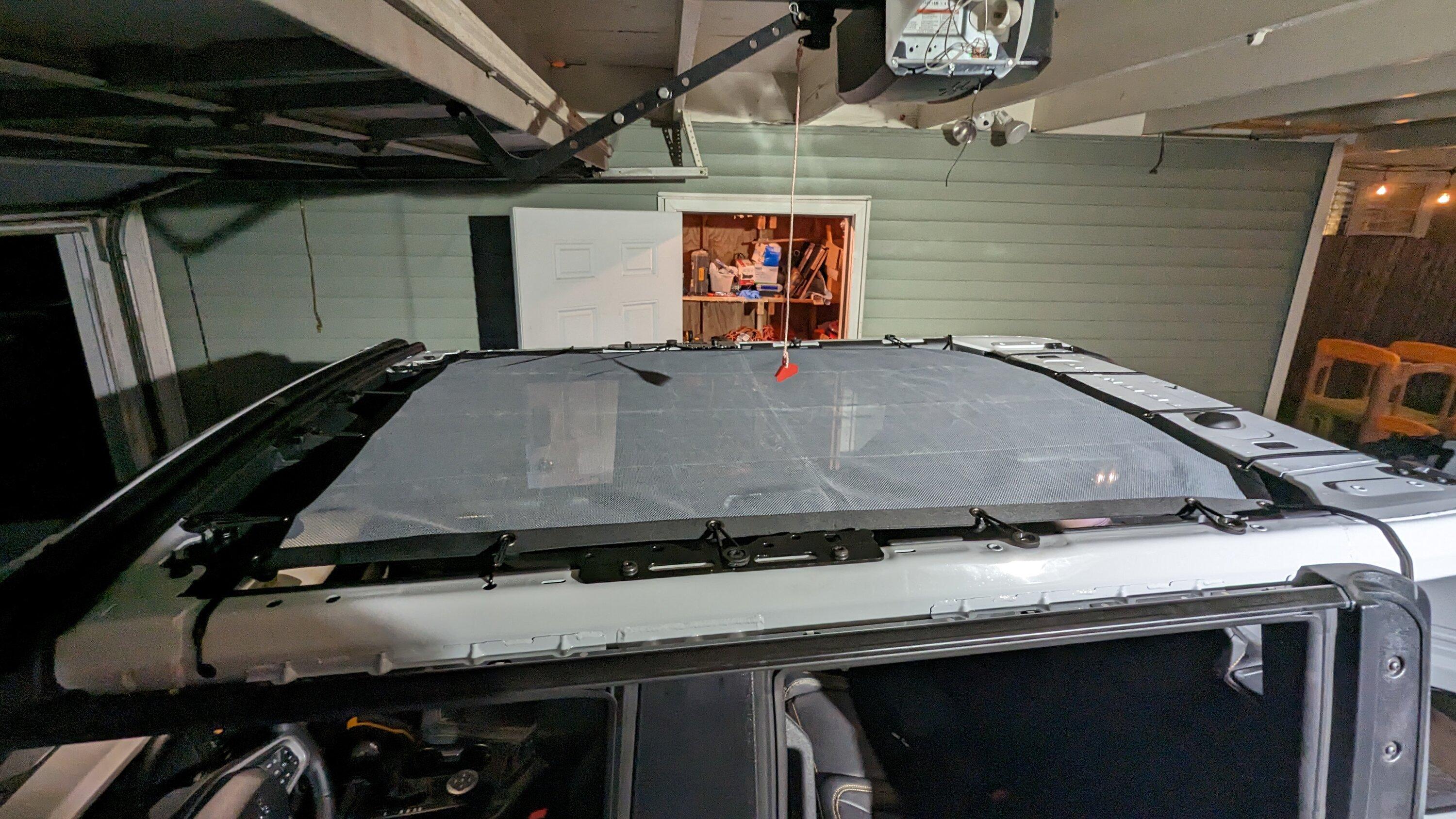 Ford Bronco Cheap Amazon Mesh Bimini & Mastertop Cab Cover PXL_20230928_005527893