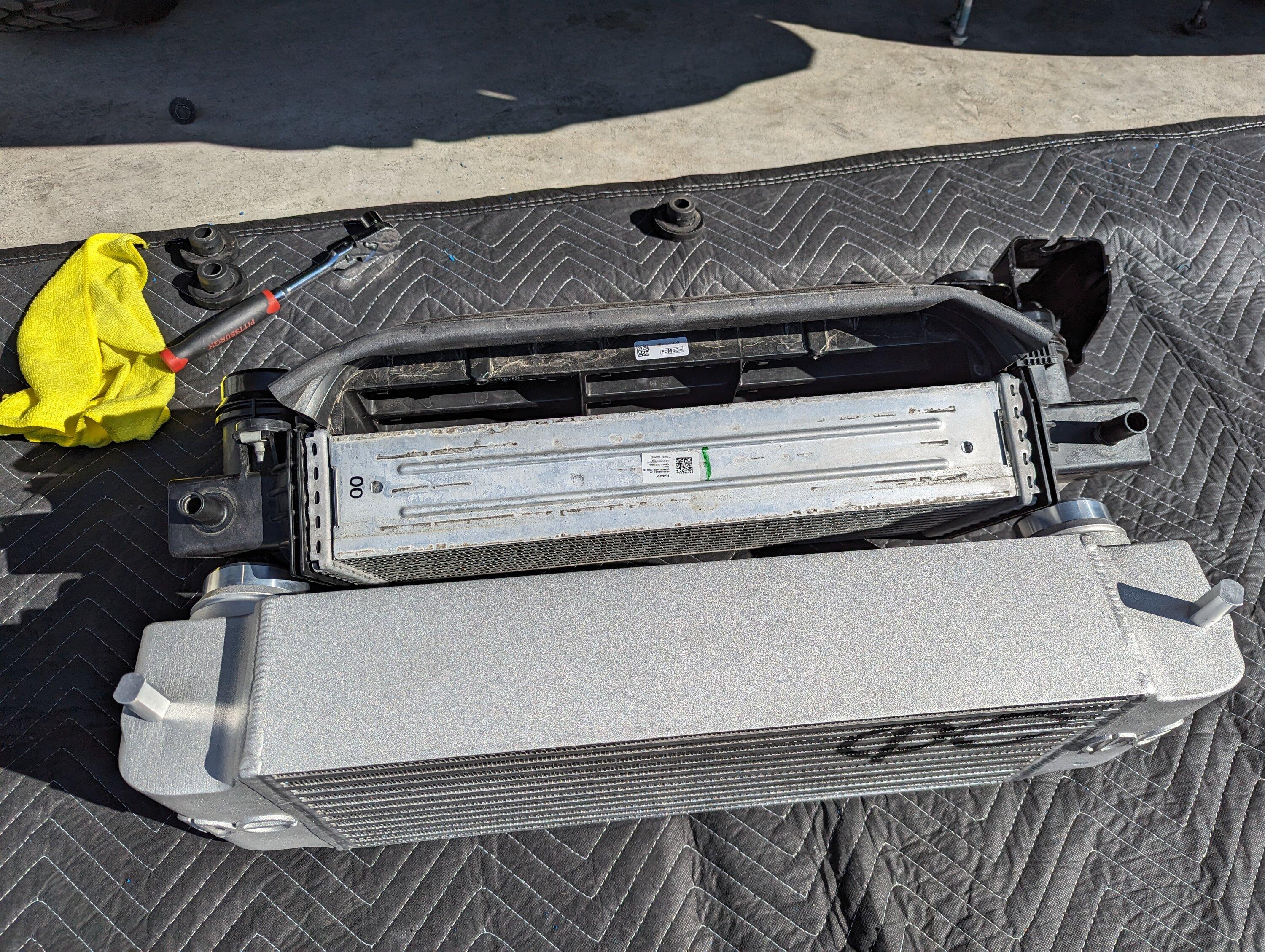 Ford Bronco CP-E intercooler review with temp test results PXL_20231002_145828375