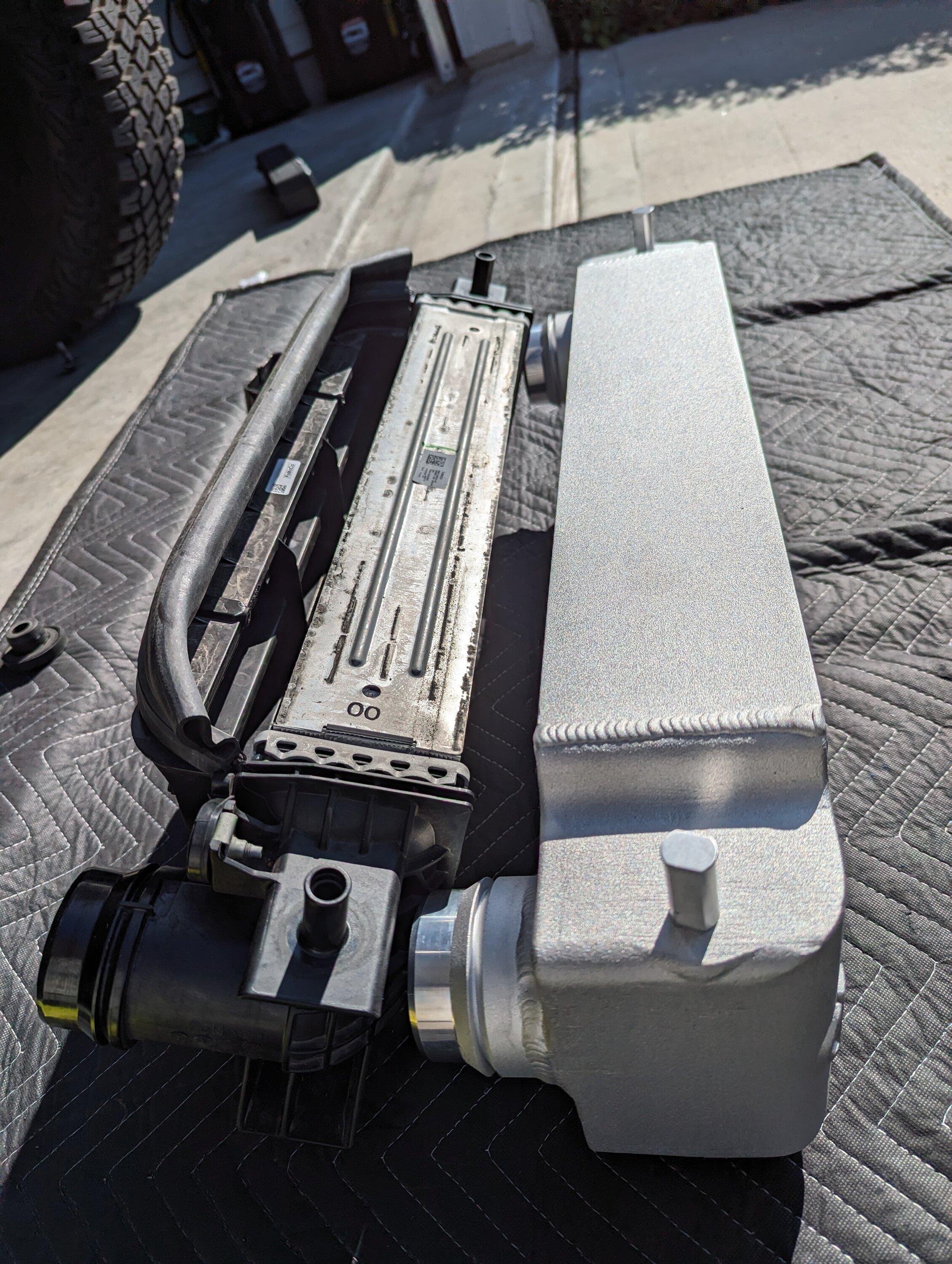 Ford Bronco CP-E intercooler review with temp test results PXL_20231002_145838669