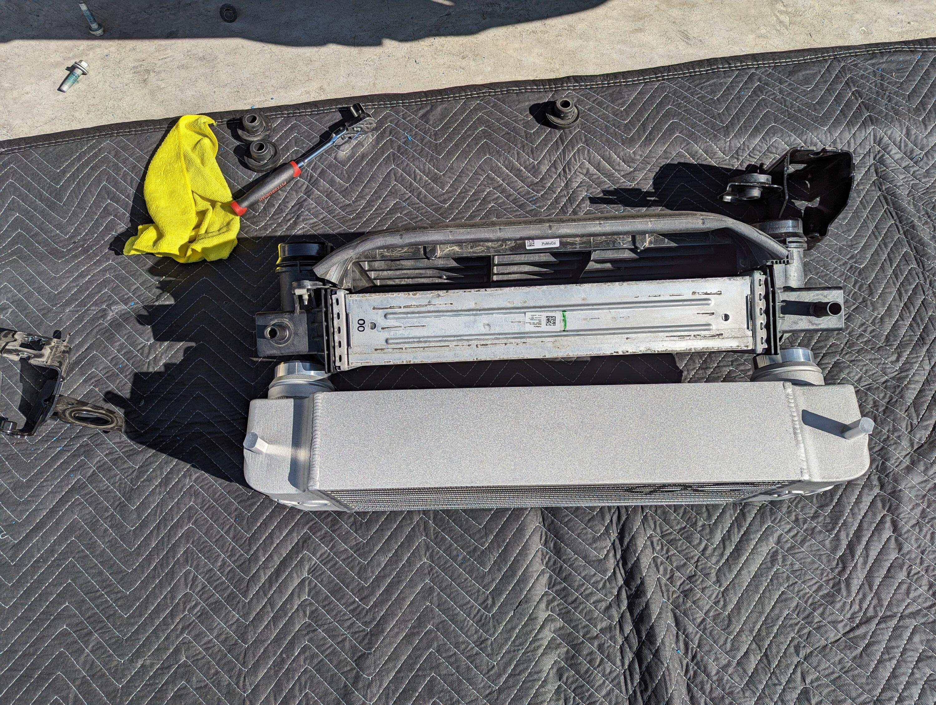 Ford Bronco CP-E intercooler review with temp test results PXL_20231002_145818177