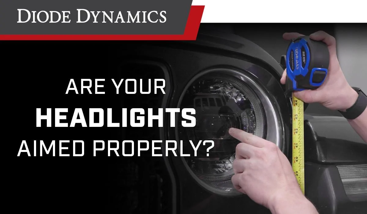 Ford Bronco How To Aim Your Headlights | Diode Dynamics coIFinN