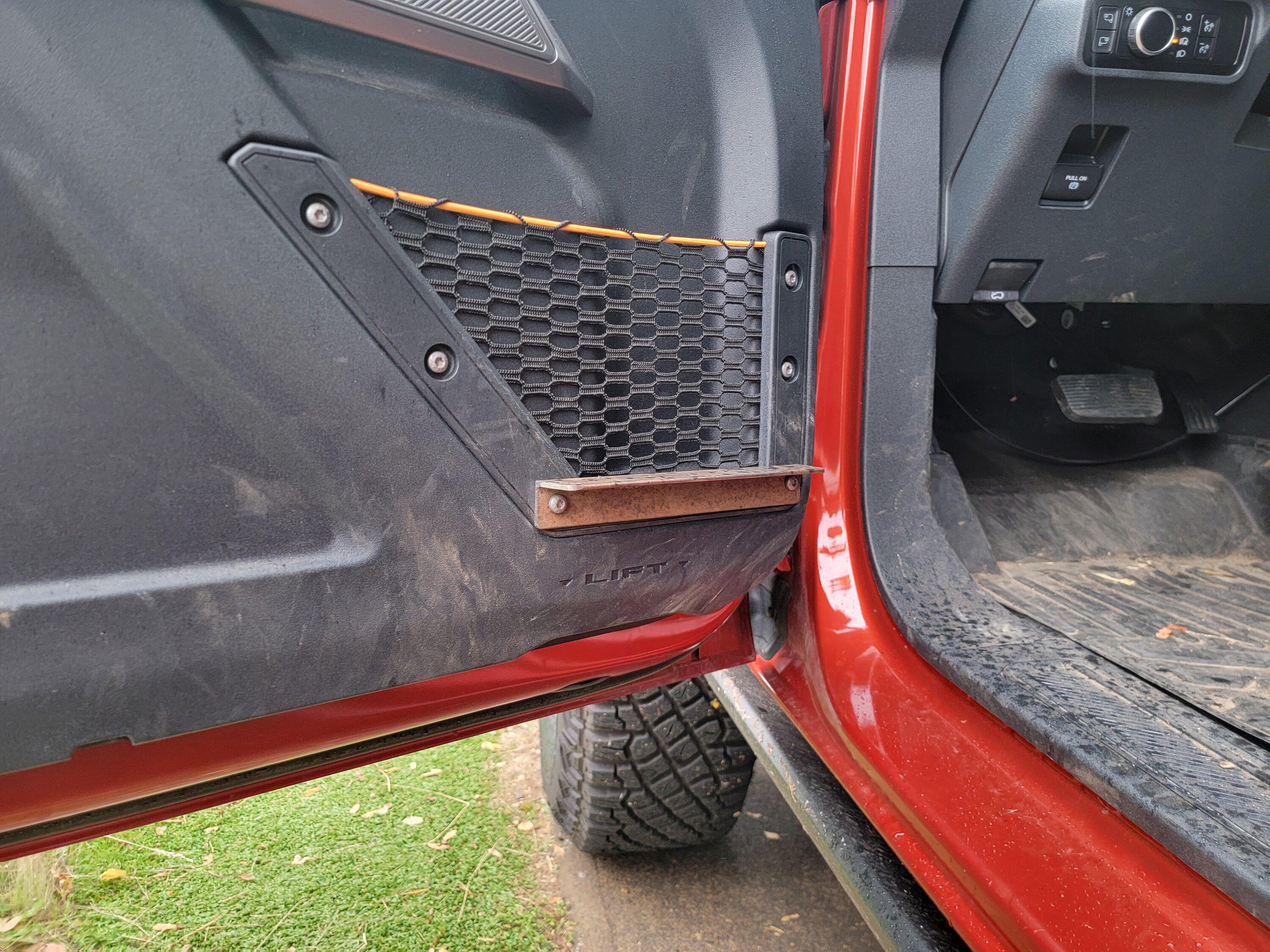 Ford Bronco Foot rest on door inside 20231002_141623