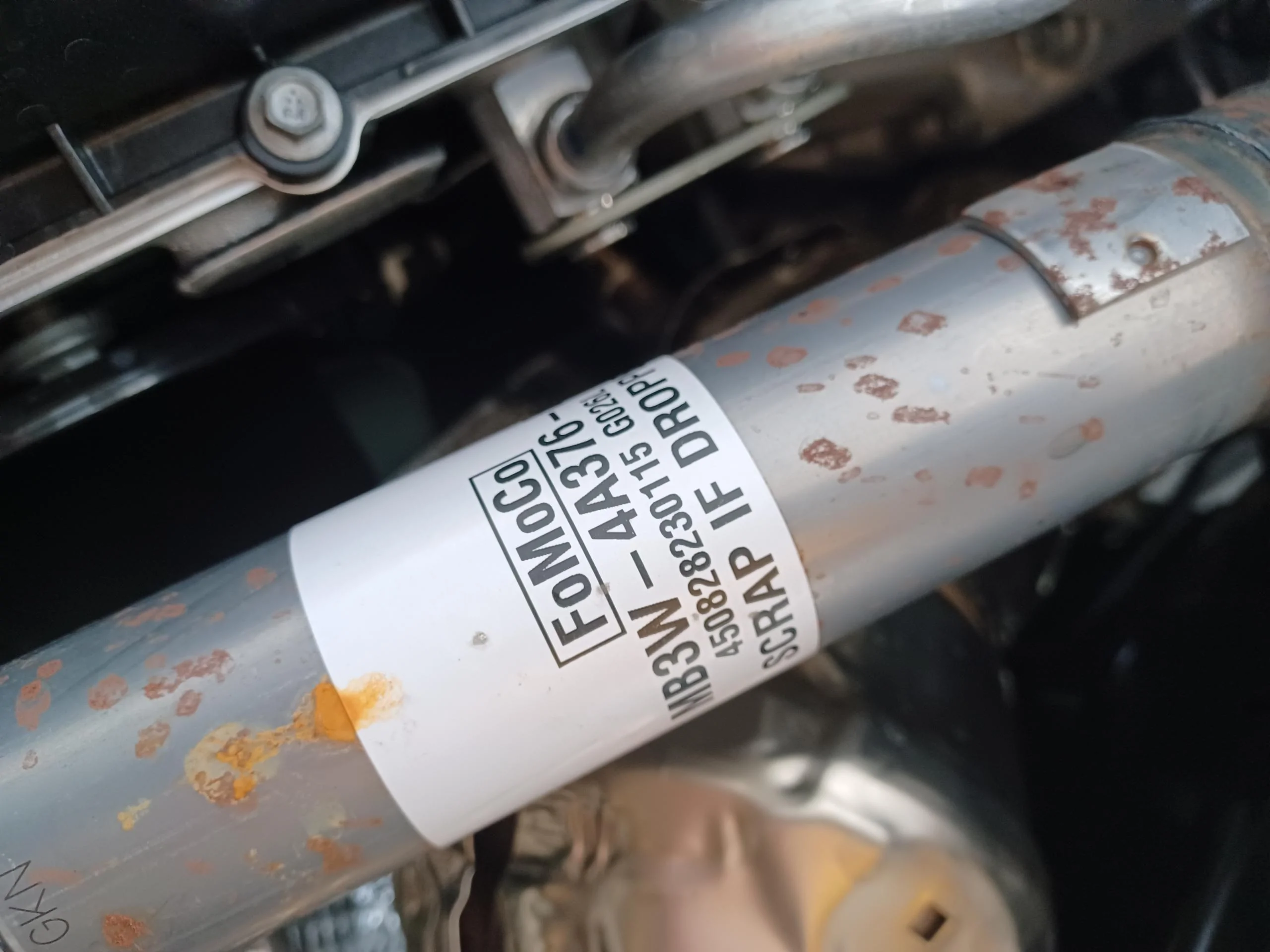 Ford Bronco Forward drive shaft boot defective Resized_20230930_113326