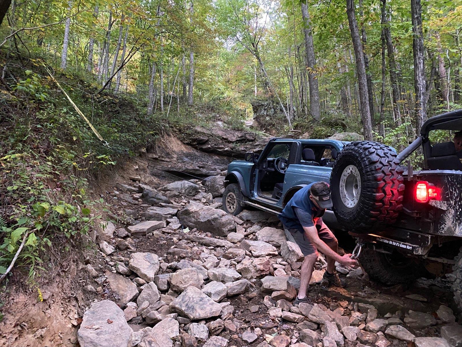 Ford Bronco Windrock Broke my Bronco (Tie Rod)! IMG_5680