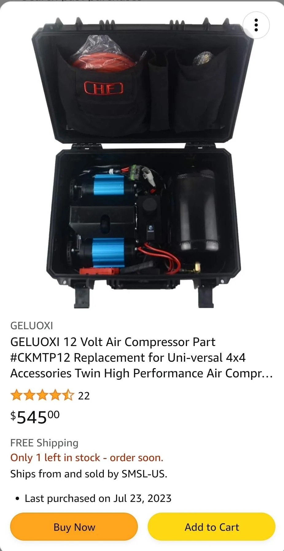 Ford Bronco What Air Compressor do you use? Screenshot_20230907_070924_Amazon Shopping