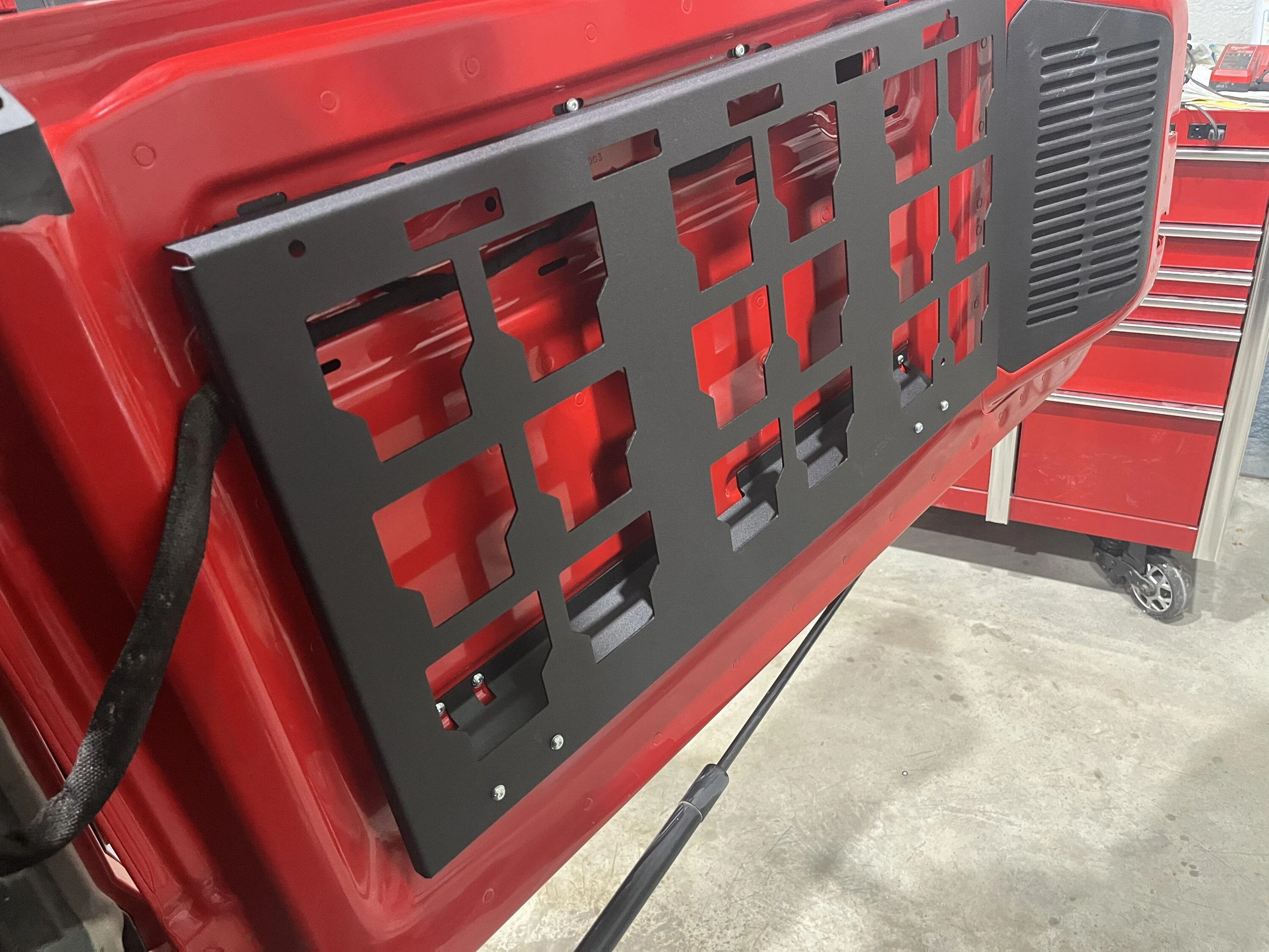 Ford Bronco 2 Door Race red Wildtrak build.  Custom FAB and CNC machining! B7EA259B-8269-40B7-826C-558522E6041B