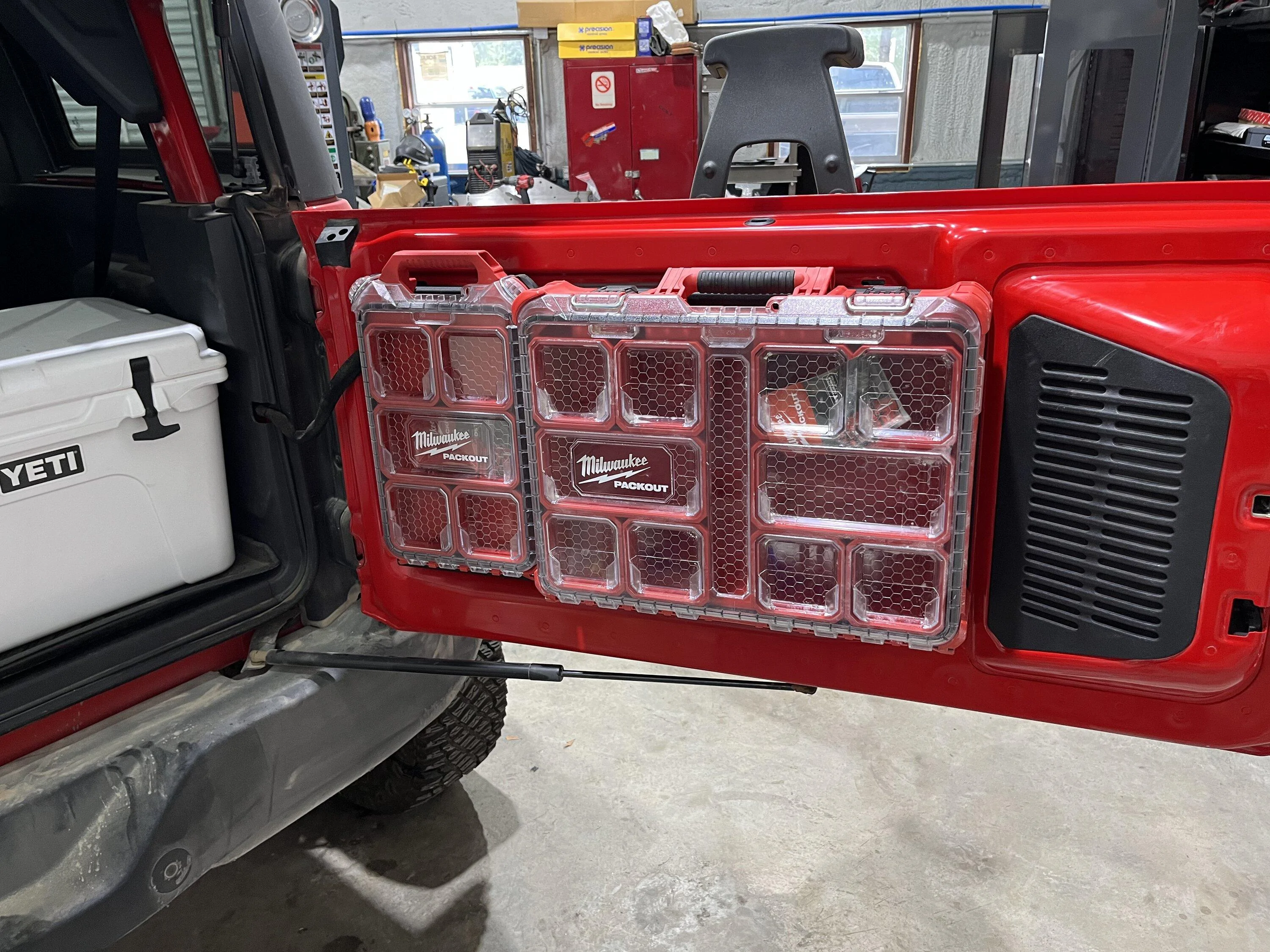 Ford Bronco 2 Door Race red Wildtrak build.  Custom FAB and CNC machining! B2DC4A00-750F-490B-97A9-68A59AD01006