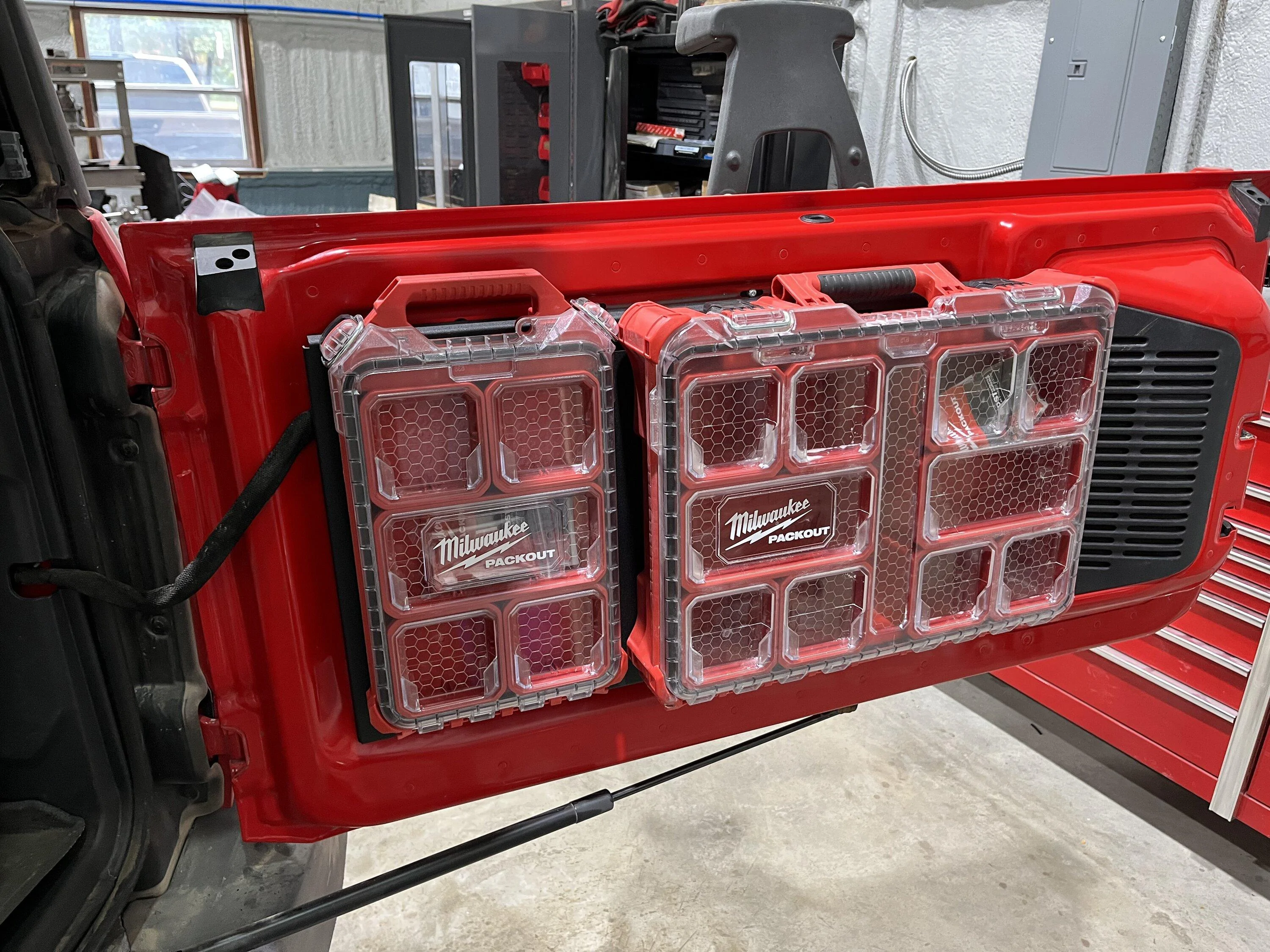 Ford Bronco 2 Door Race red Wildtrak build.  Custom FAB and CNC machining! EFE624B6-E78F-406E-9D9A-969233D81C6F