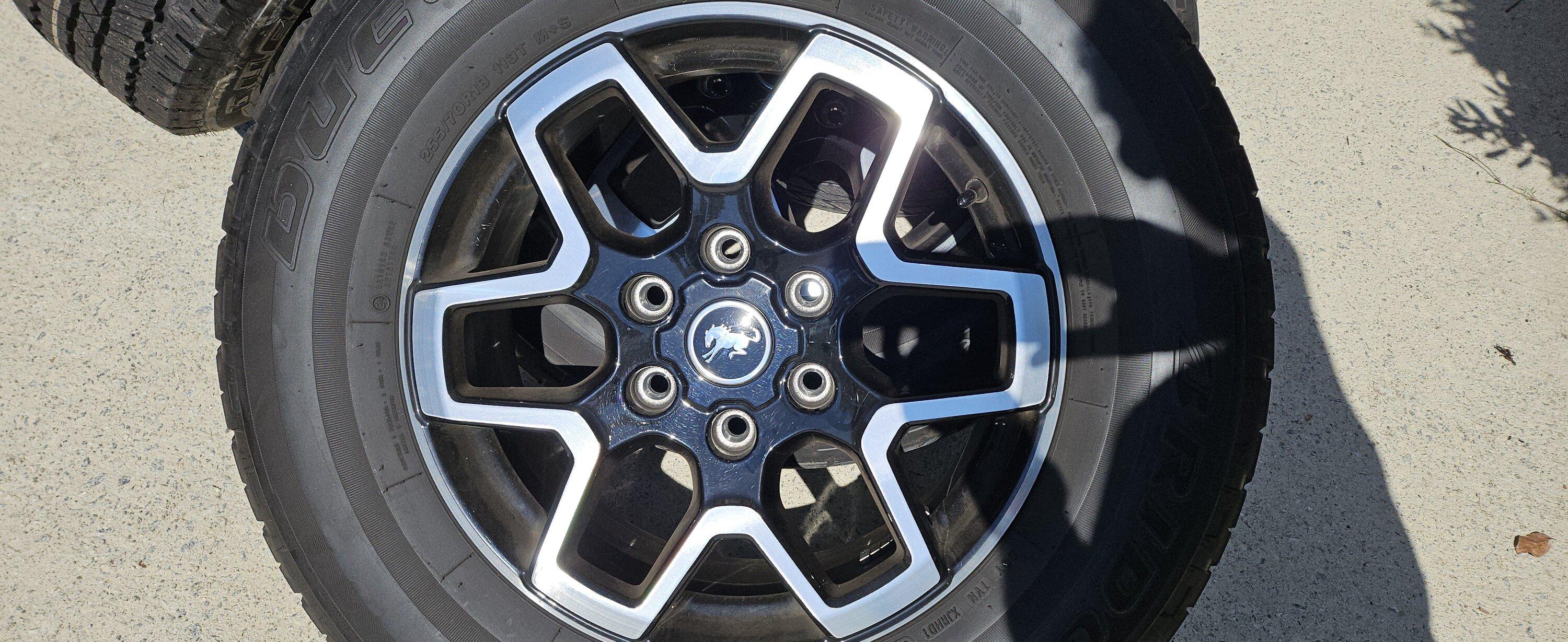 Ford Bronco OBX Wheels and Tires with TPMS 20230930_114901