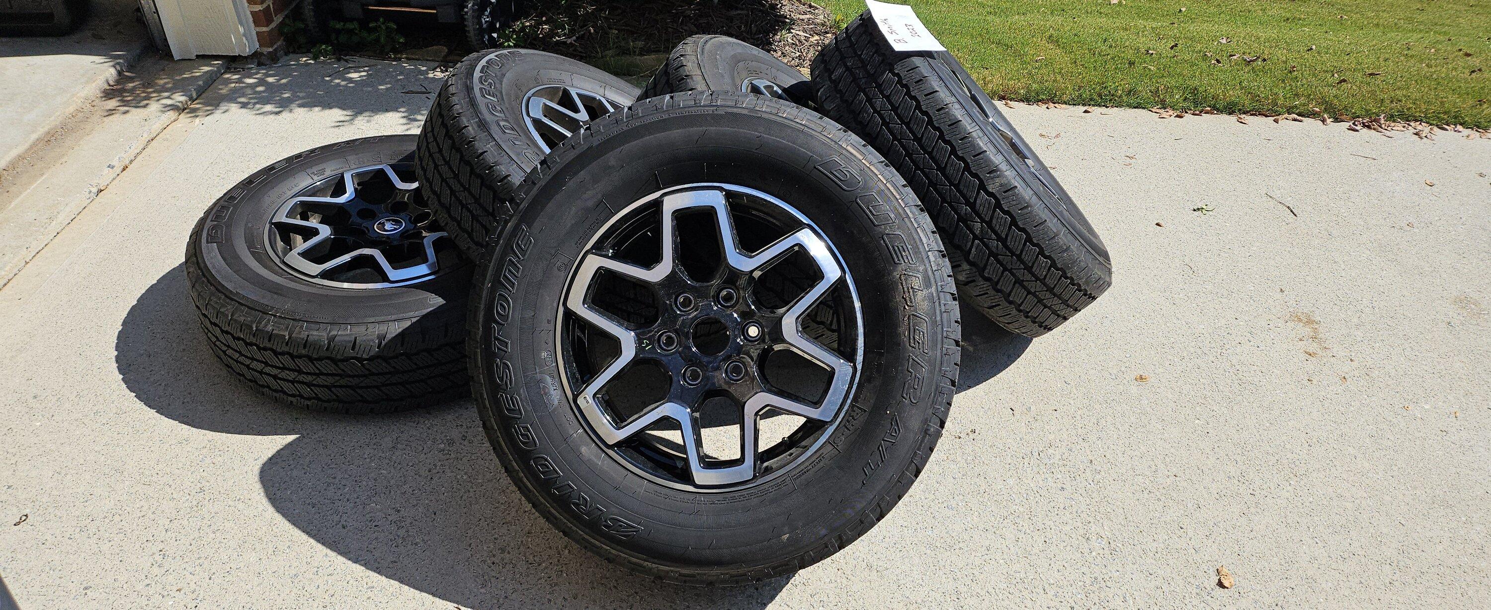 Ford Bronco OBX Wheels and Tires with TPMS 20230930_114909