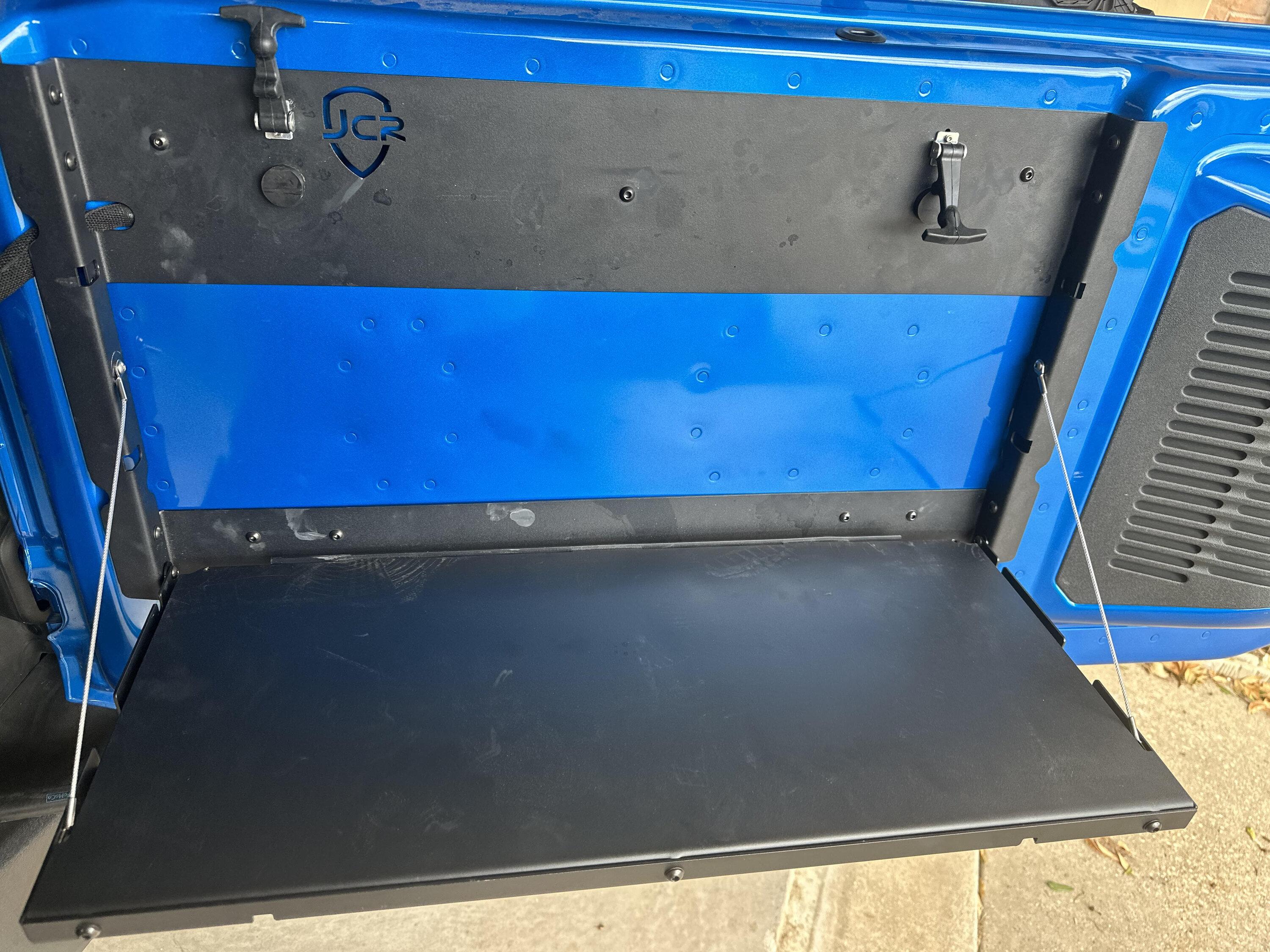 Ford Bronco JcrOffroad Fold down molle table has been released! 23