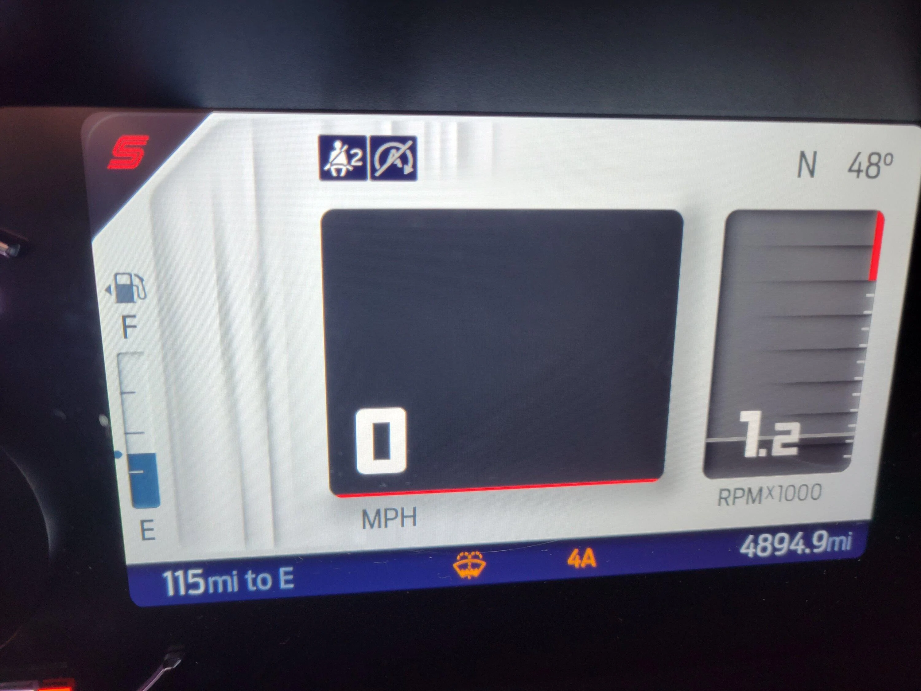 Ford Bronco Distorted Lines on Instrument Panel? 20231008_091521