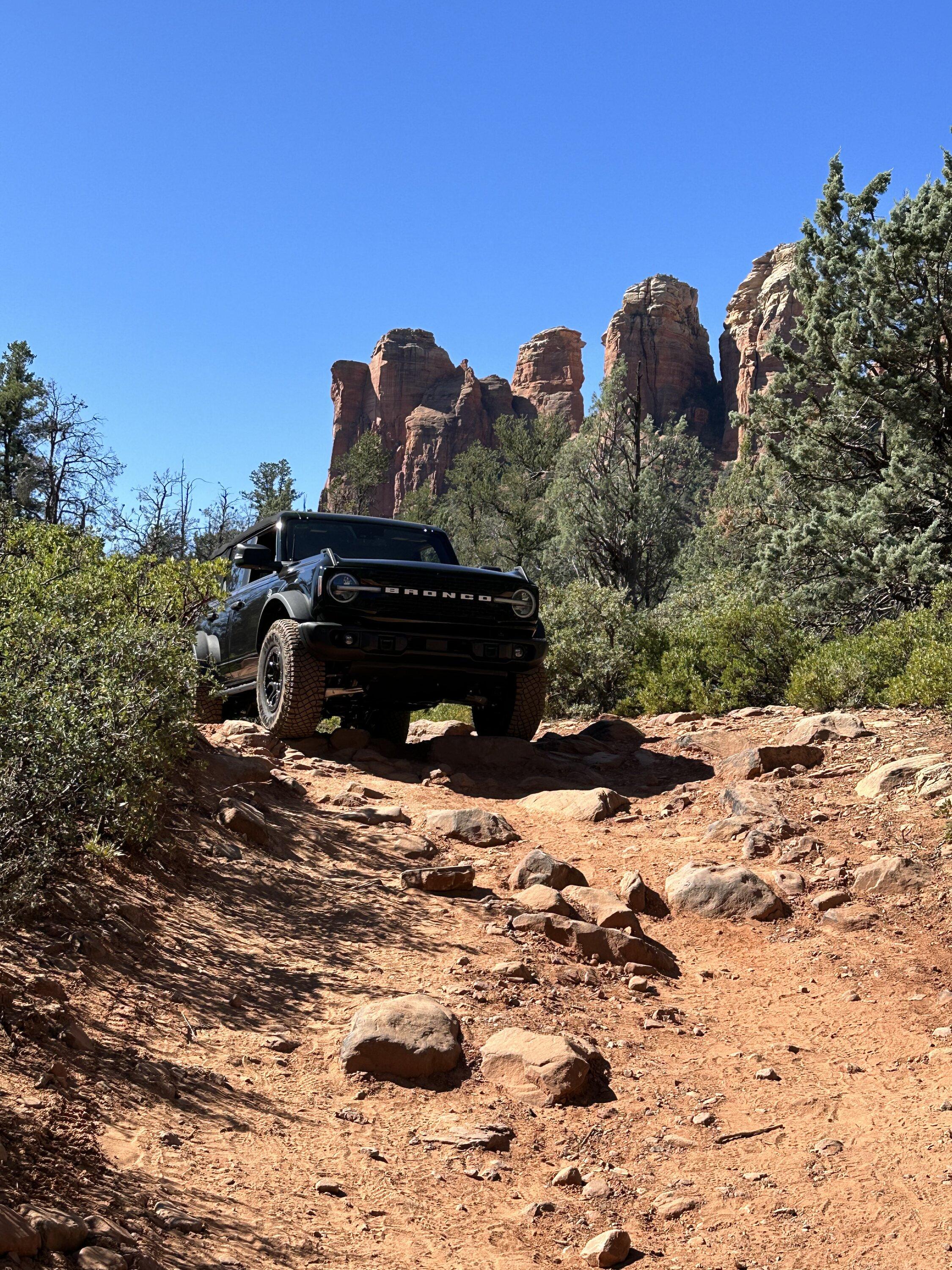 Ford Bronco 2023 stock Wildtrak does Sedona flawlessly IMG_0587