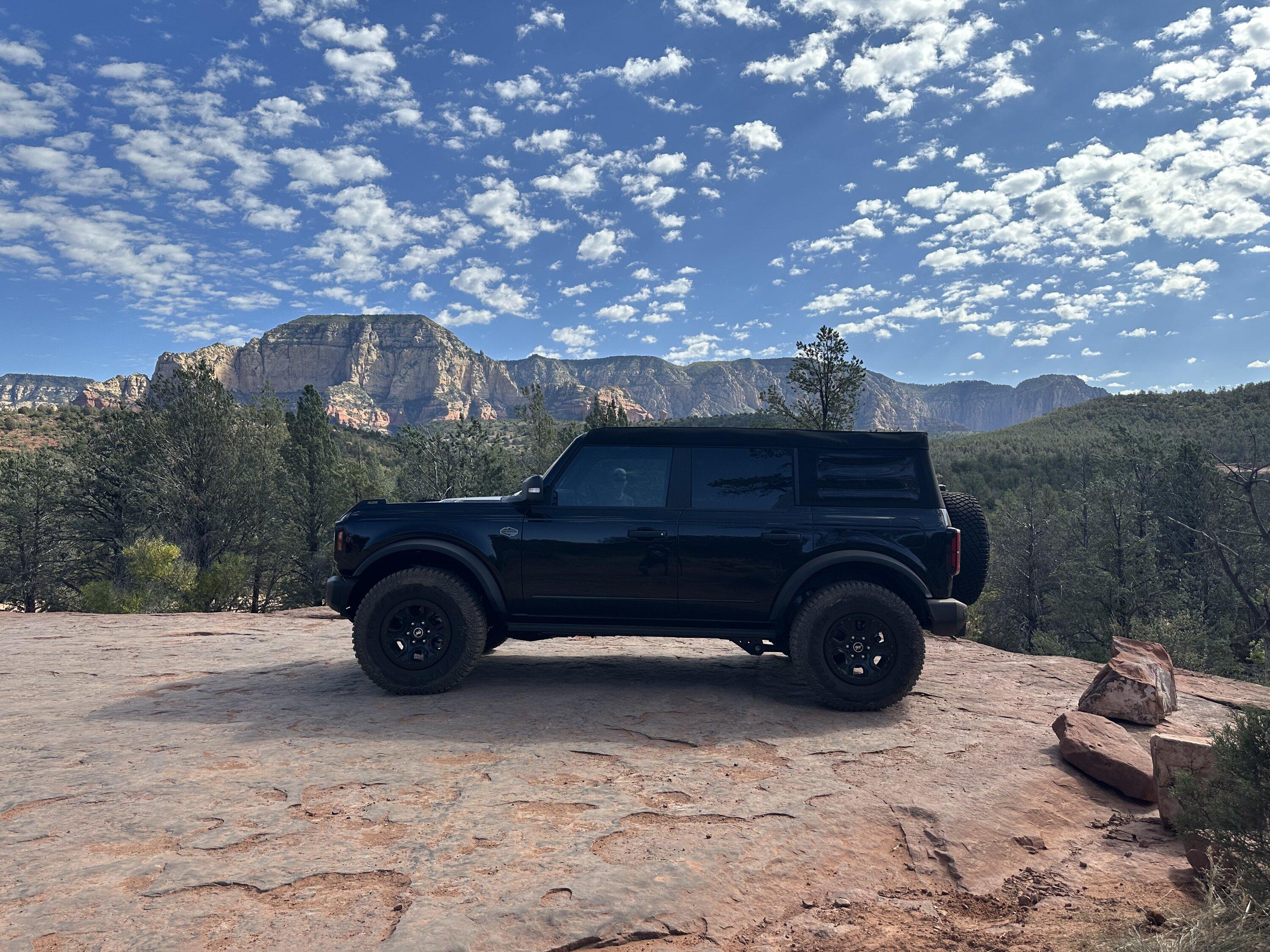 Ford Bronco 2023 stock Wildtrak does Sedona flawlessly IMG_0627
