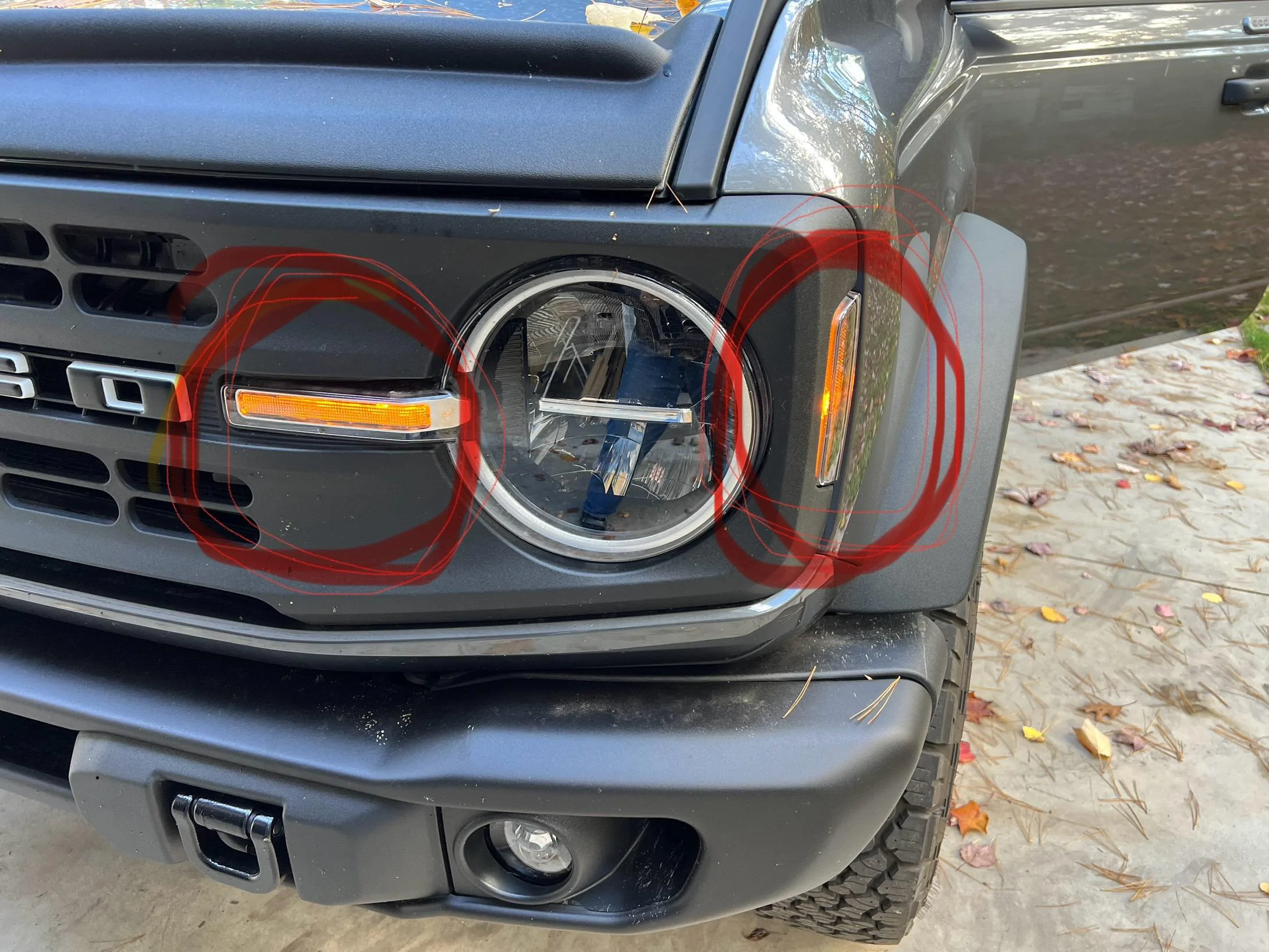 Ford Bronco Blinker lights come on when open door IMG_4300
