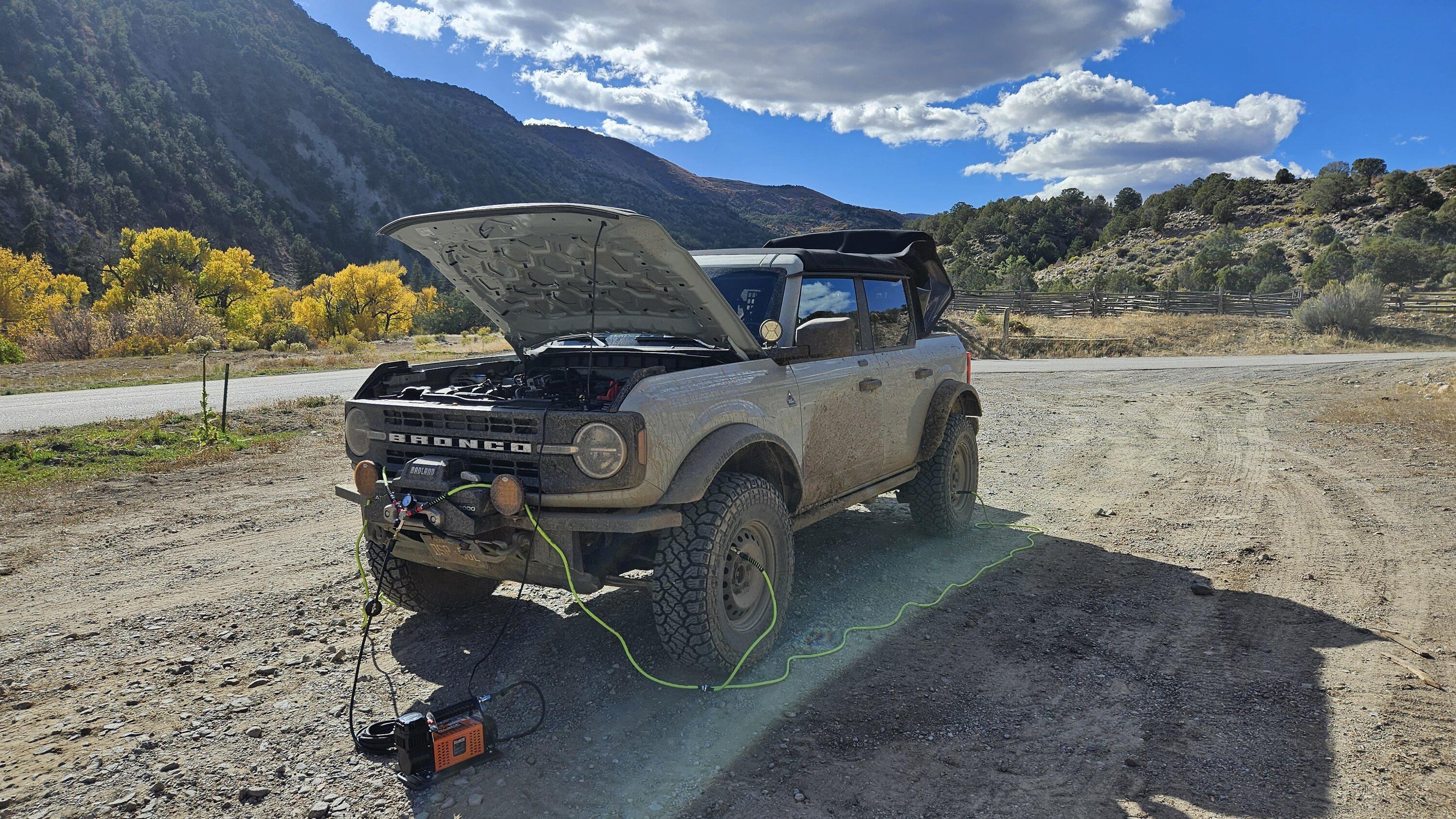Ford Bronco What did you do TO / WITH your Bronco today? 👨🏻‍🔧🧰🚿🛠 20231009_151529