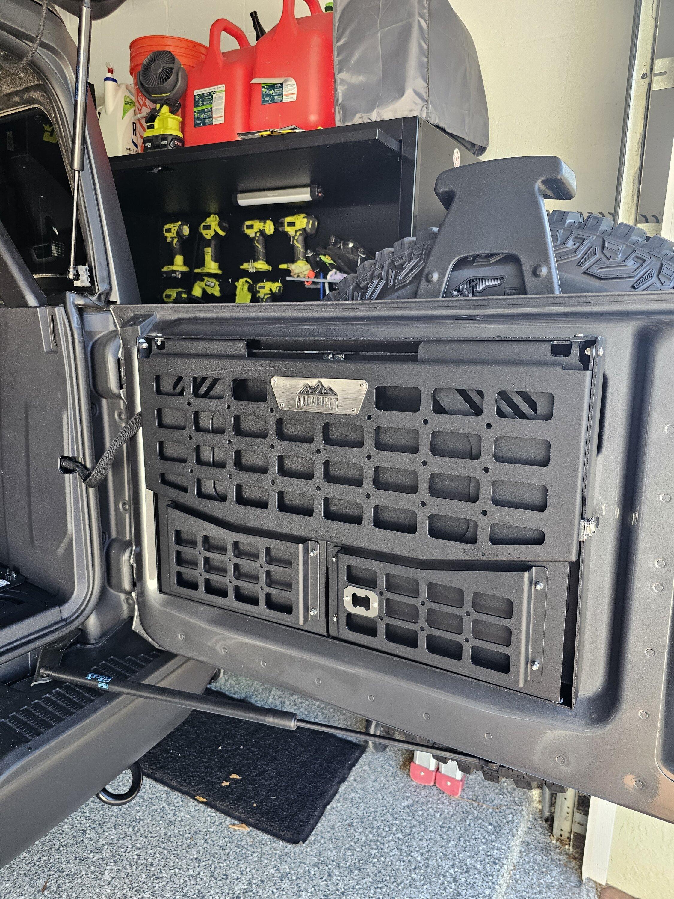 Ford Bronco Broaddict Tailgate Table - $160 + Shipping 20230909_090533