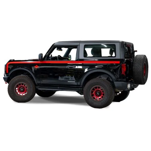 Ford Bronco New Product Release: IAG Boss Style Vinyl Side Stripe Kit IAG-BDY-F2081-OPT-13__00498