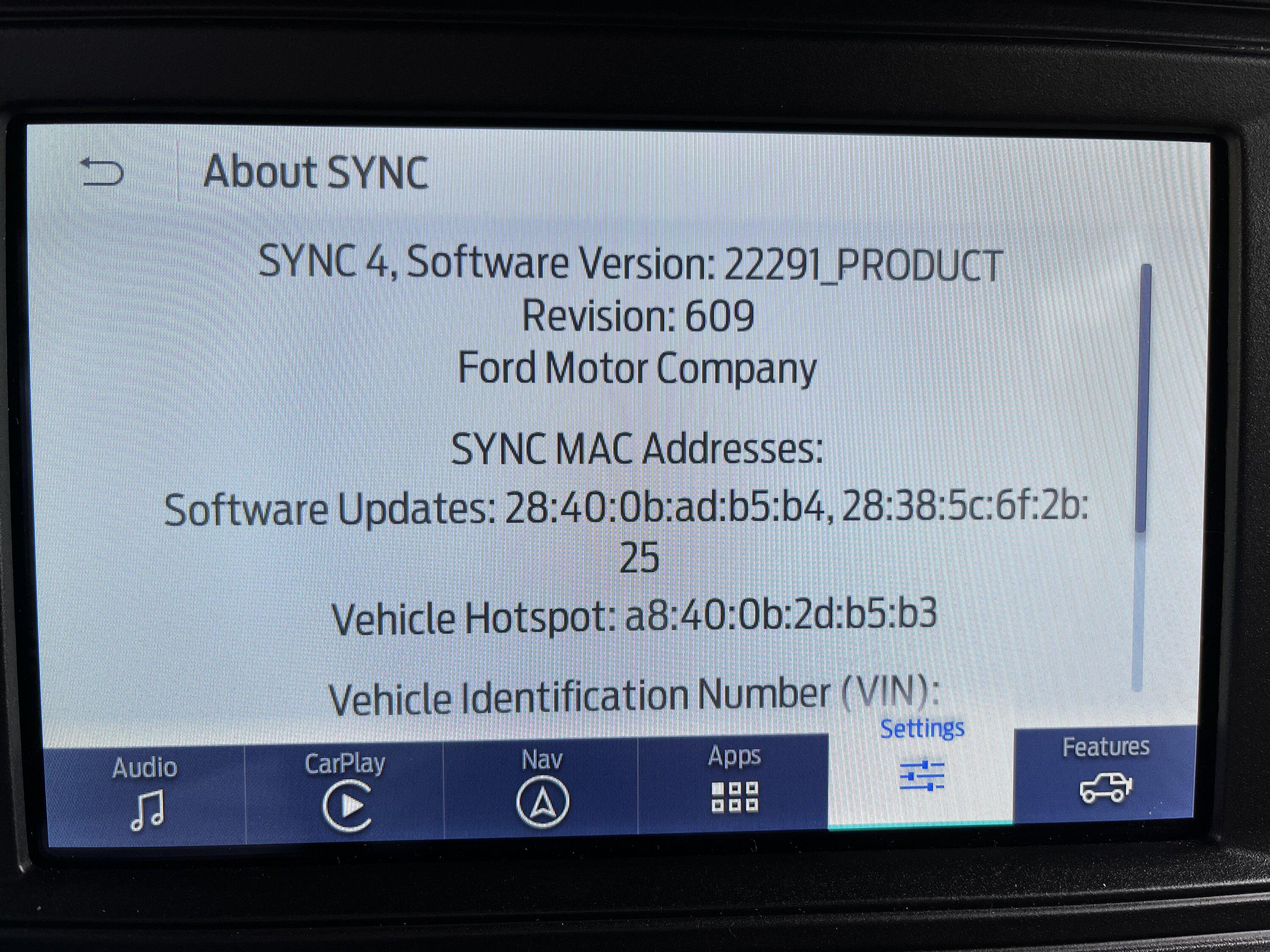 Ford Bronco Latest software update messed up Sync4 screen. Slow boot up times. IMG_6667
