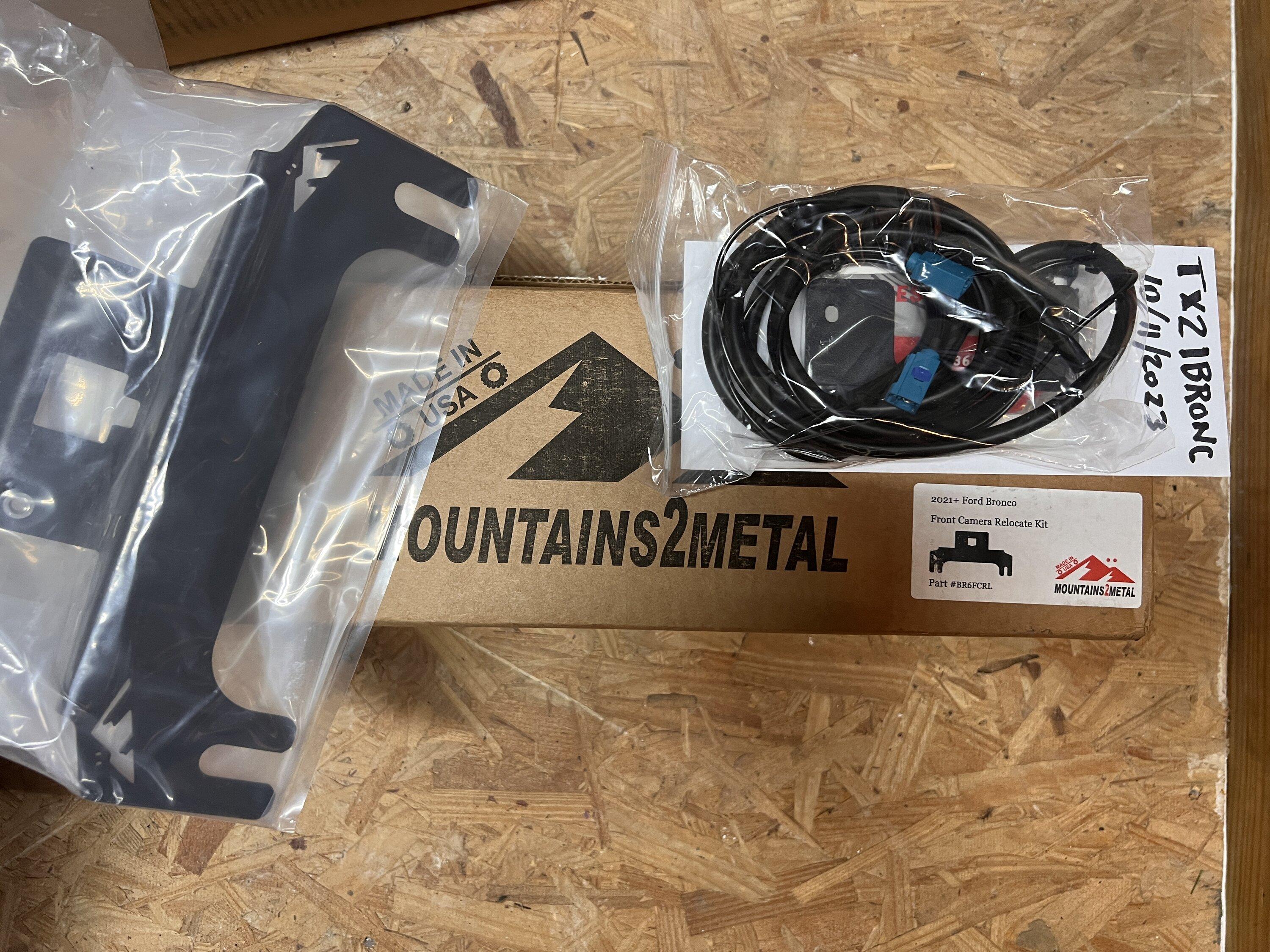 Ford Bronco Mountains 2 Metal Front Camera Relocation Kit - NIB IMG_8990.JPG