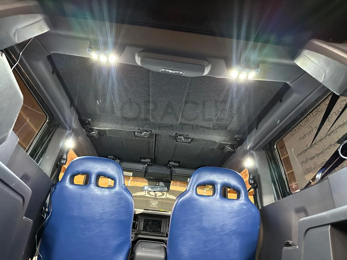 Ford Bronco NEVER have a problem with interior brightness in your Bronco again! oracle_bronco_rock_lights_cargo